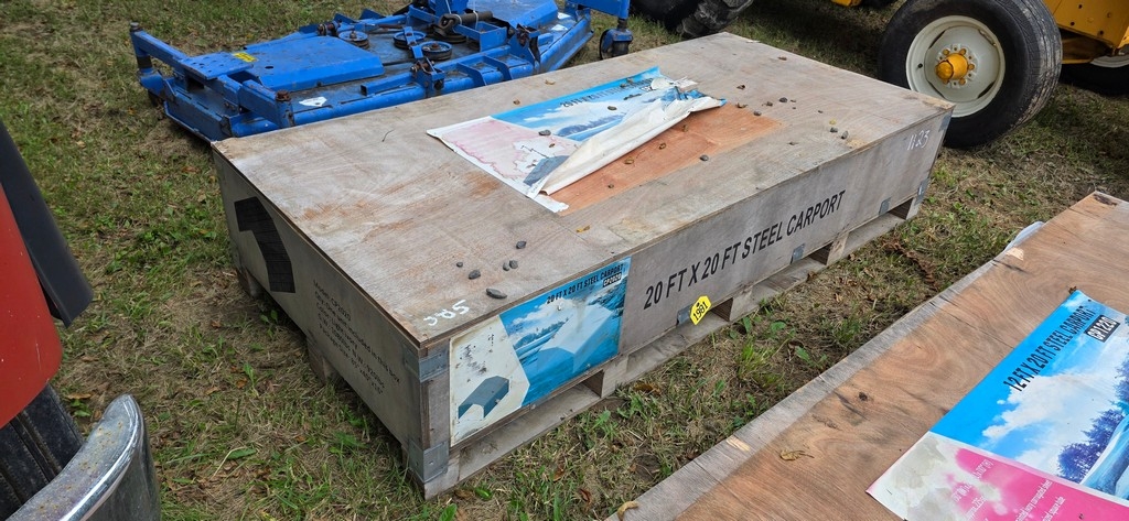 New 20x20 Steel Carport (A50774)