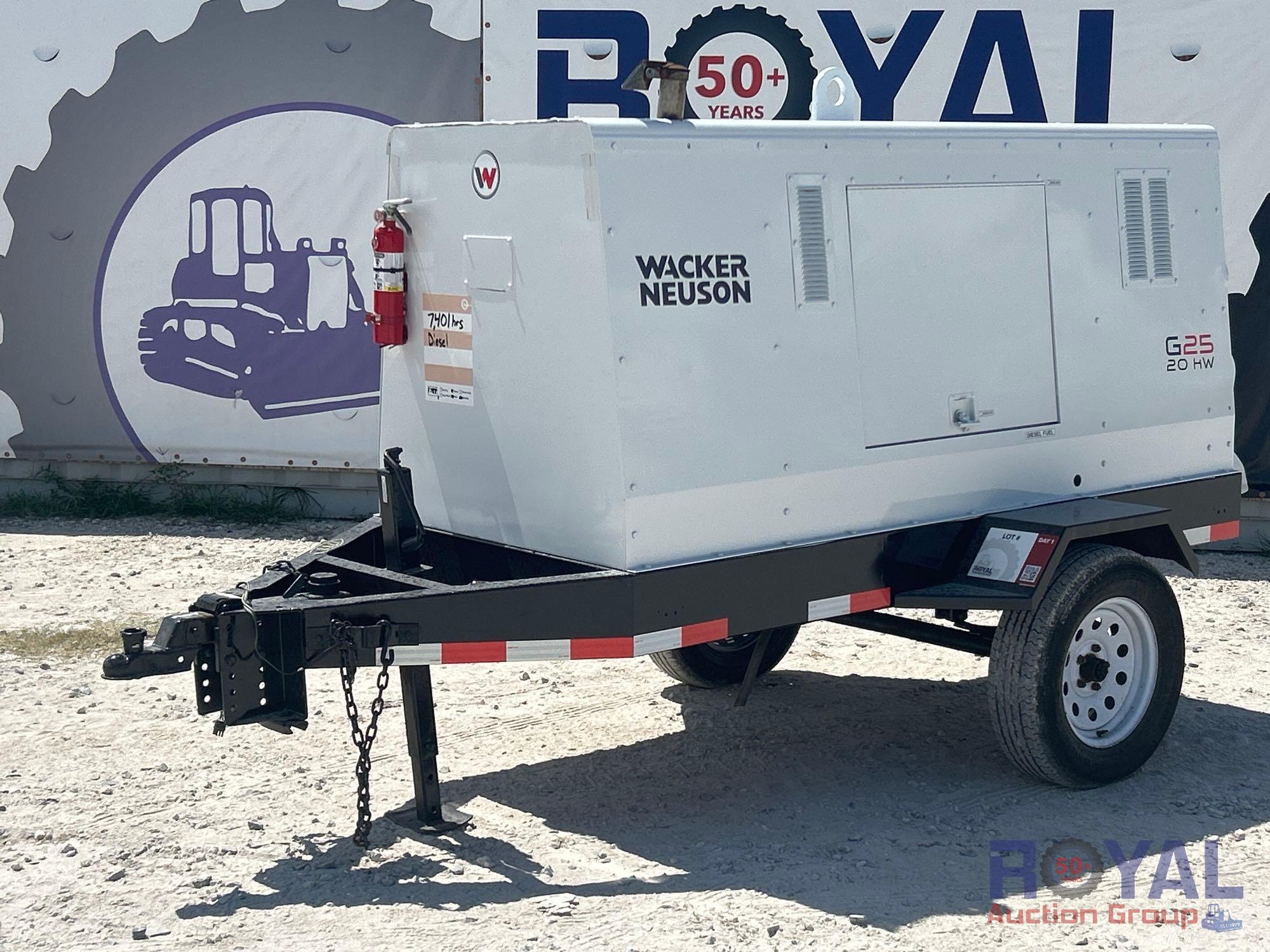 Wacker Neuson G25 20kW Towable Diesel Generator (A51691)