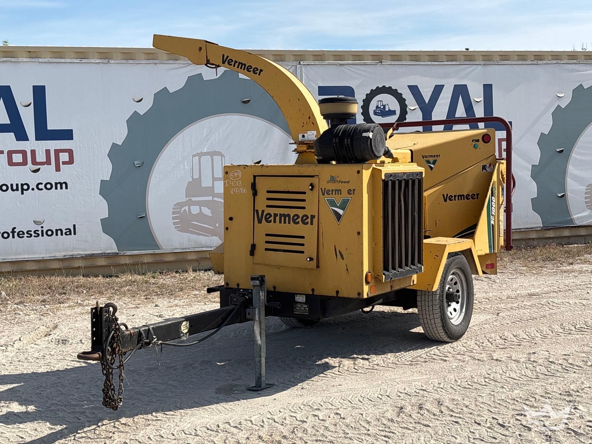 2013 Vermeer SC1102 Towable Brush Chipper (A56857)