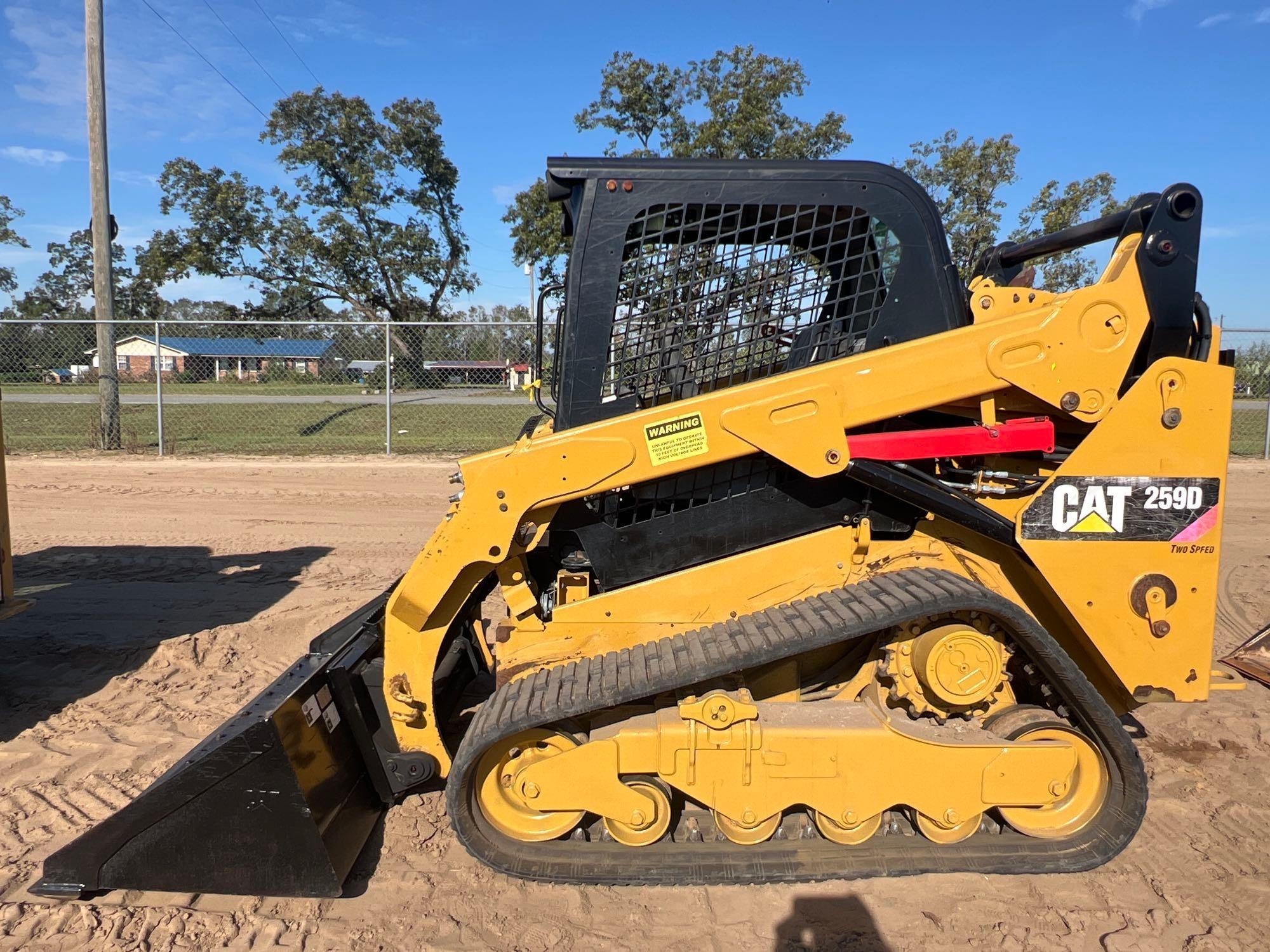 2018 CATERPILLAR 259D SKID STEER (A52705)