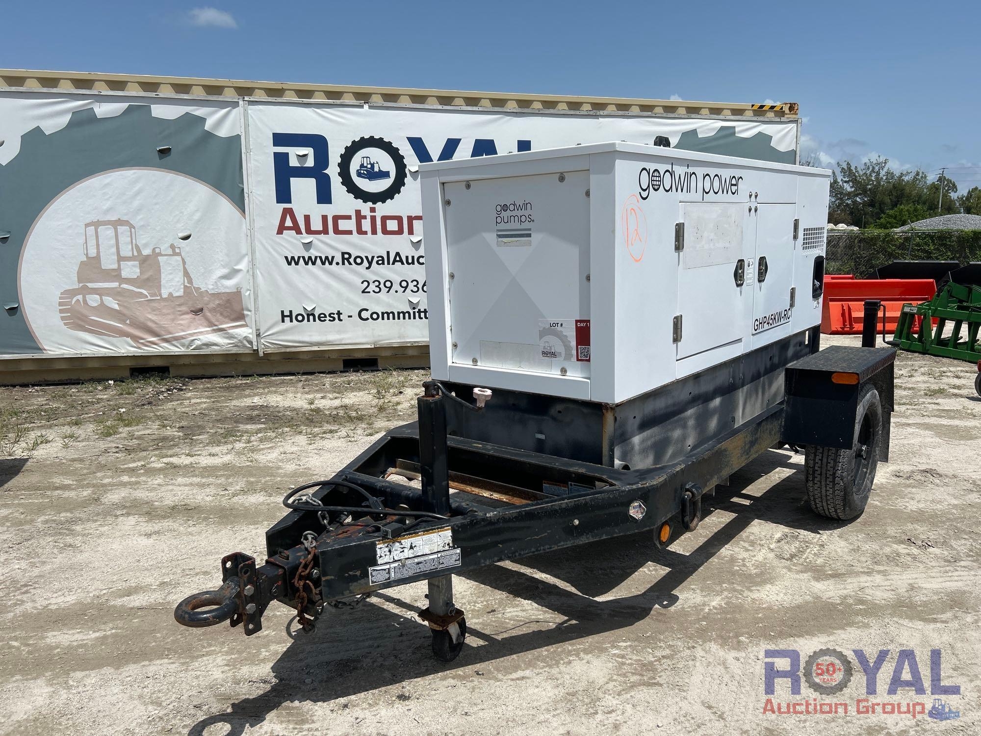 2007 Godwin Pumps GHP45KW-RC 45kW Towable Diesel Generator (A53421)