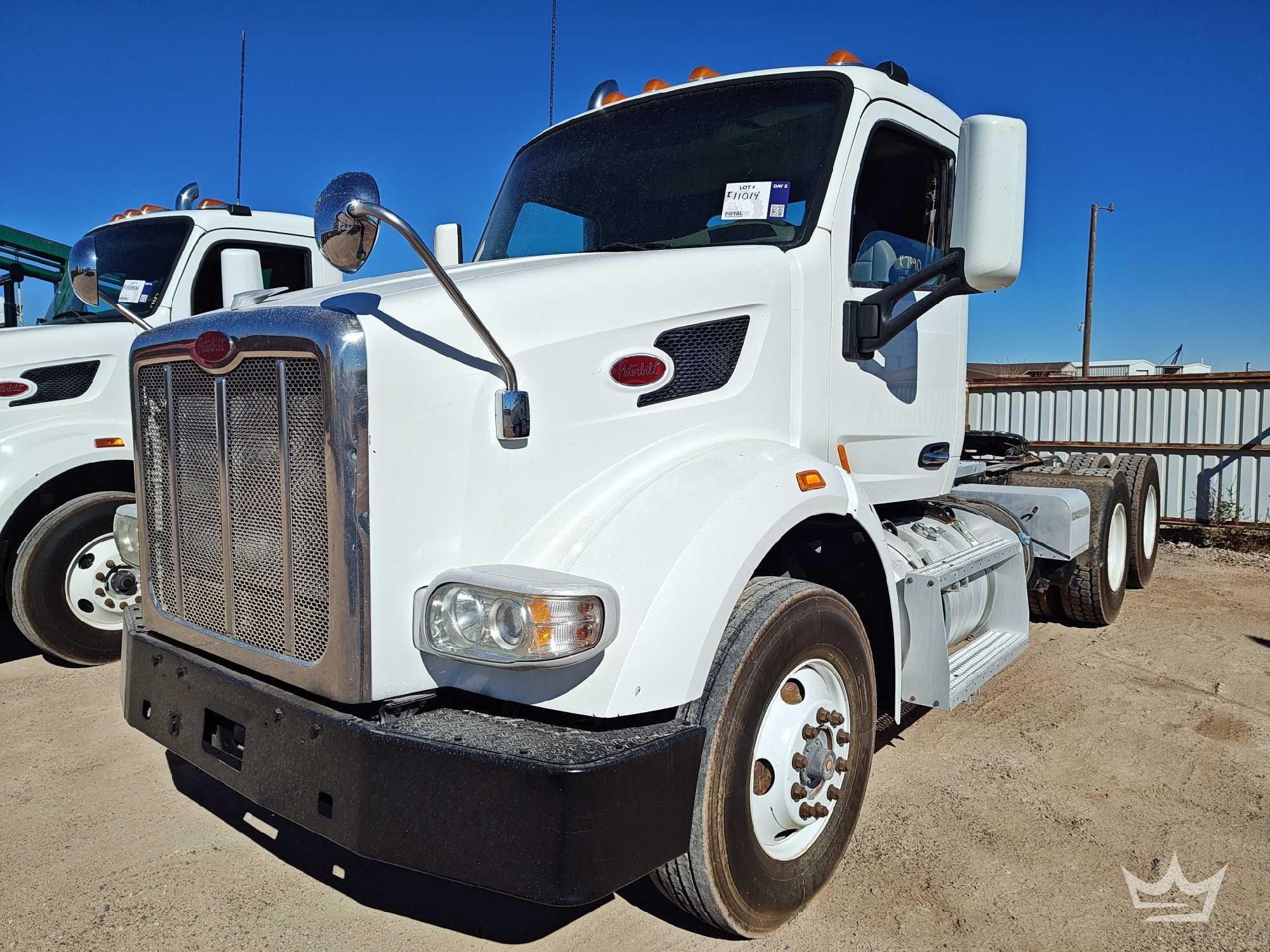 2015 Peterbilt 567 Wet Kit T/A Day Cab Truck Tractor (A55973)