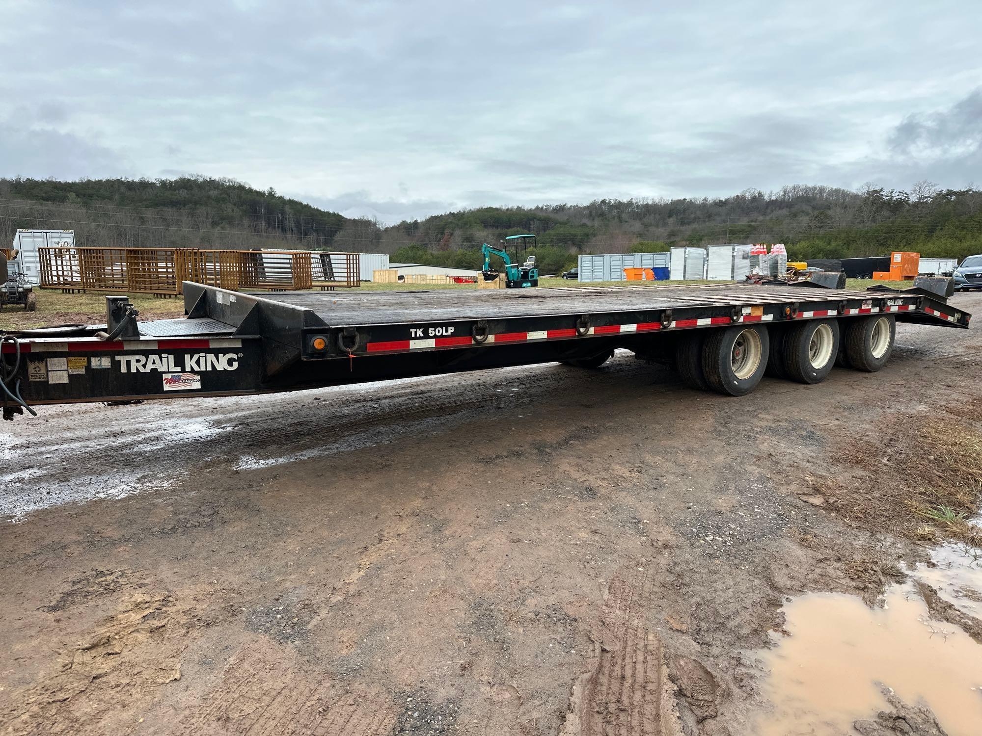 2014 Trail King TK50LP Equipment Trailer (A57453)