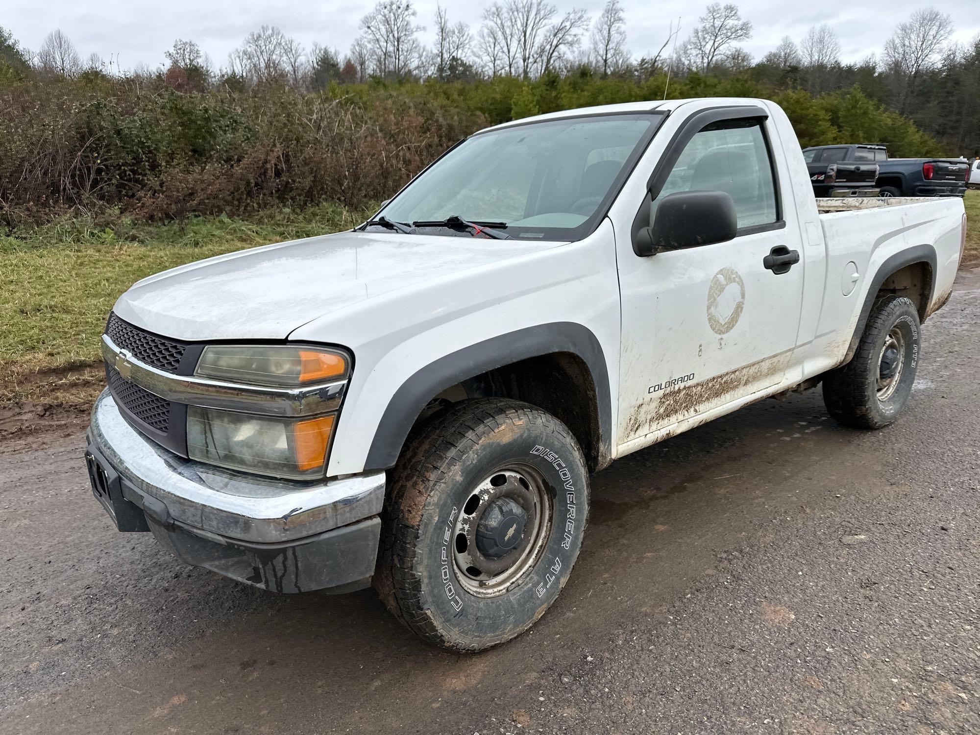 2005 Chevrolet Colorado Pickup Truck, VIN # 1GCDT146258224098 (A57453)