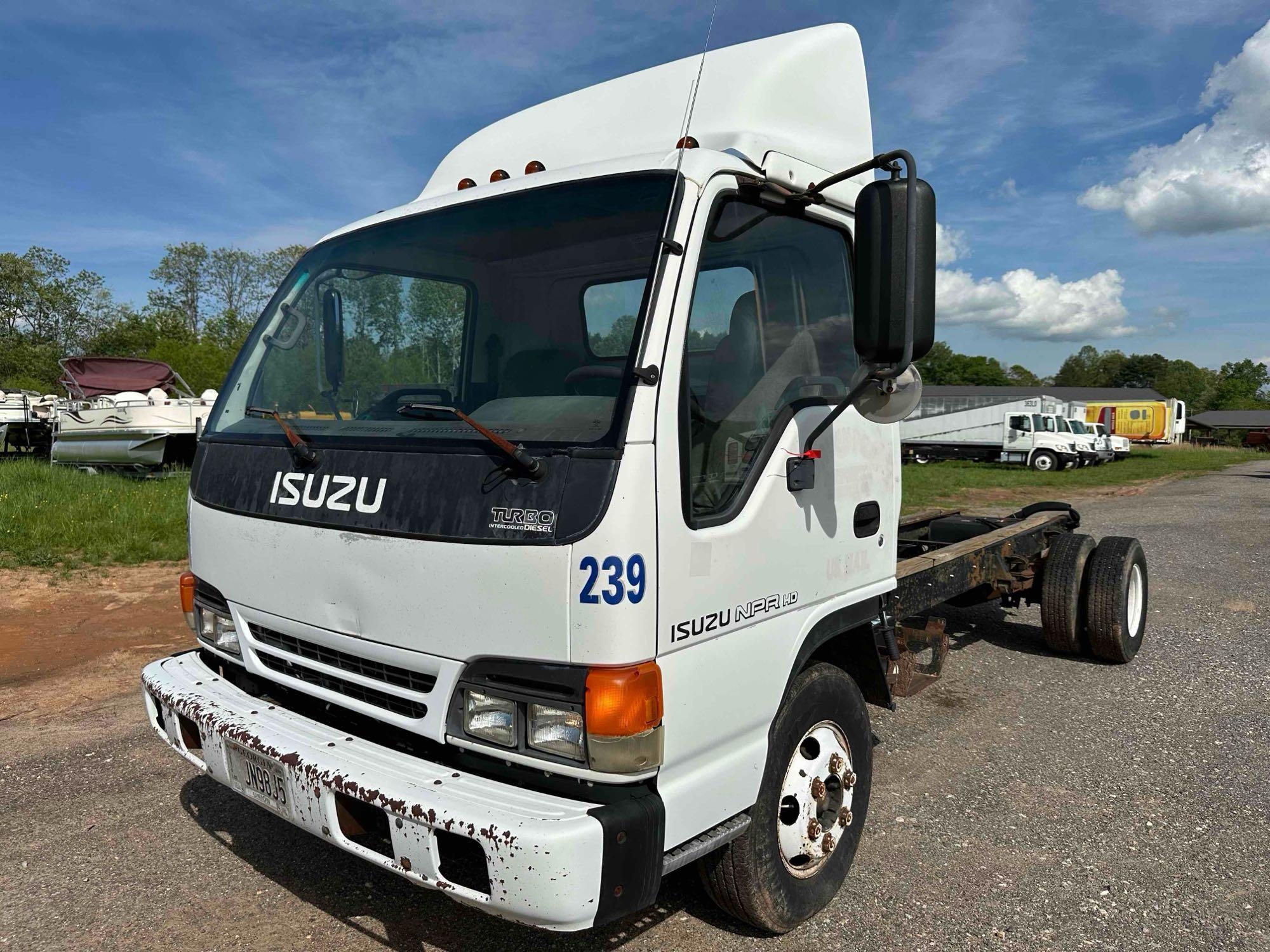 2003 Isuzu NPR-HD Truck, VIN # JALC4B14637000853 (A57453)
