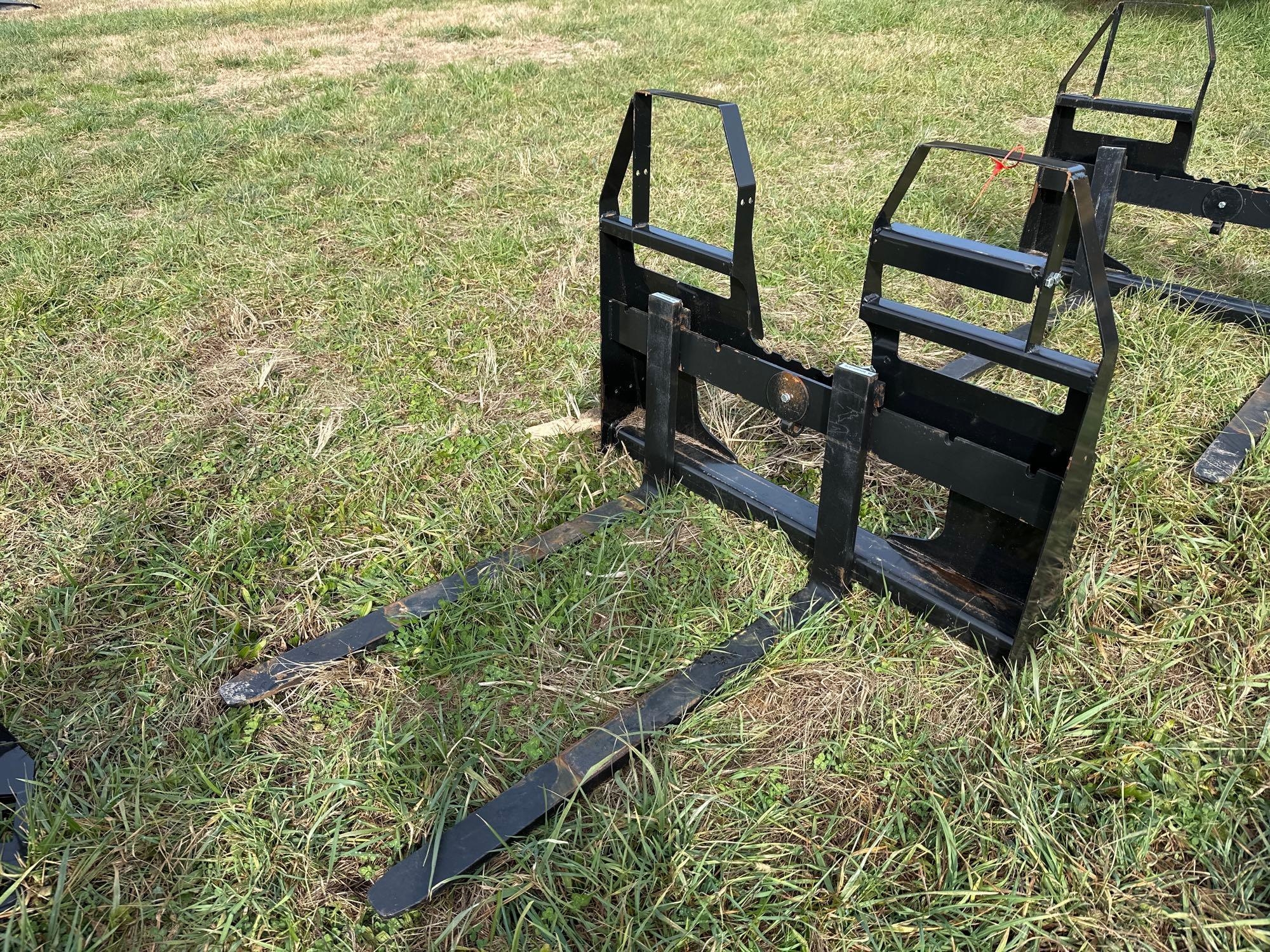 New/Unused Quick Attach Pallet Forks (A57453)