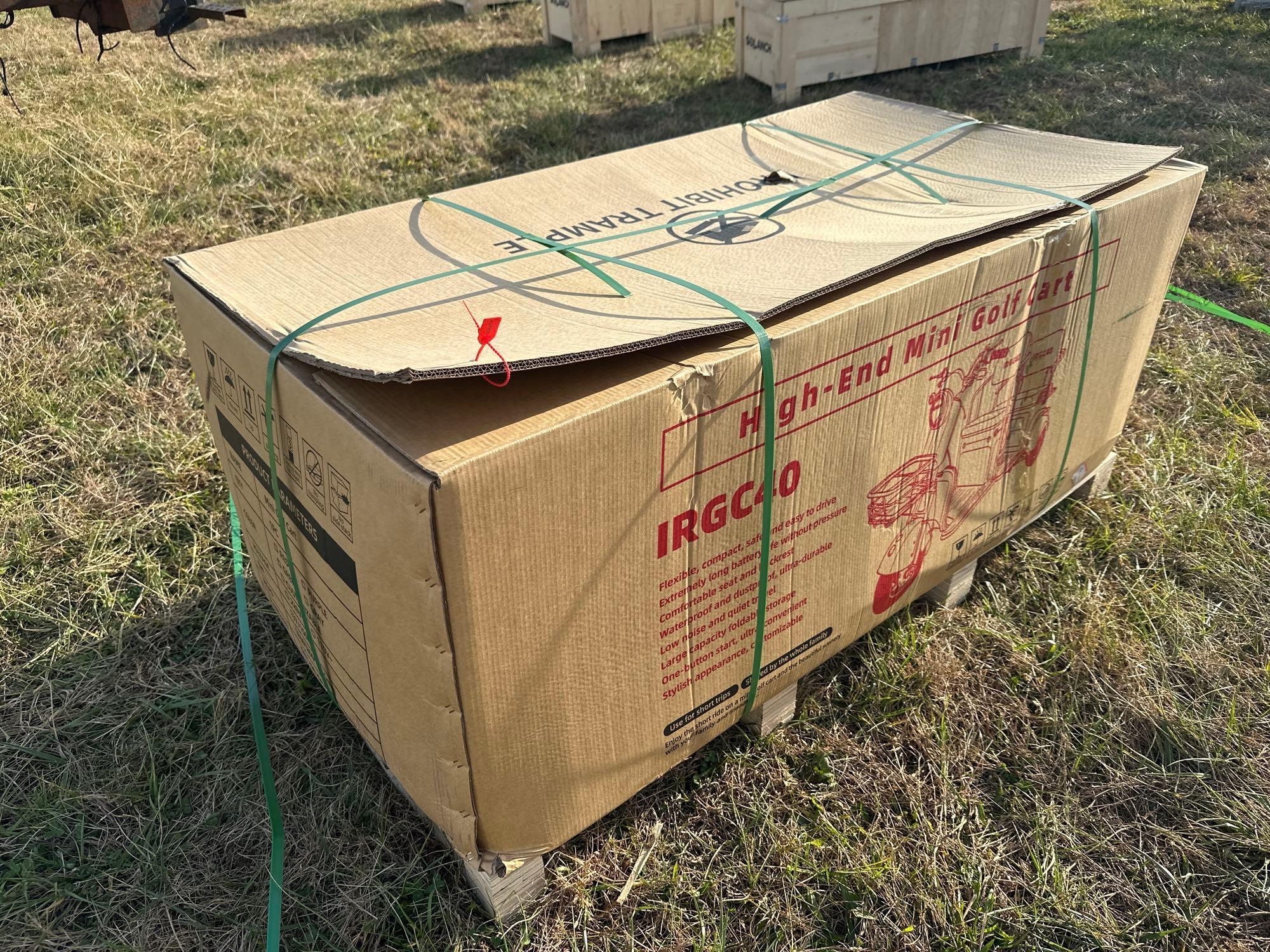 New/Unused IRGC40 Mini Golf Cart (A57453)