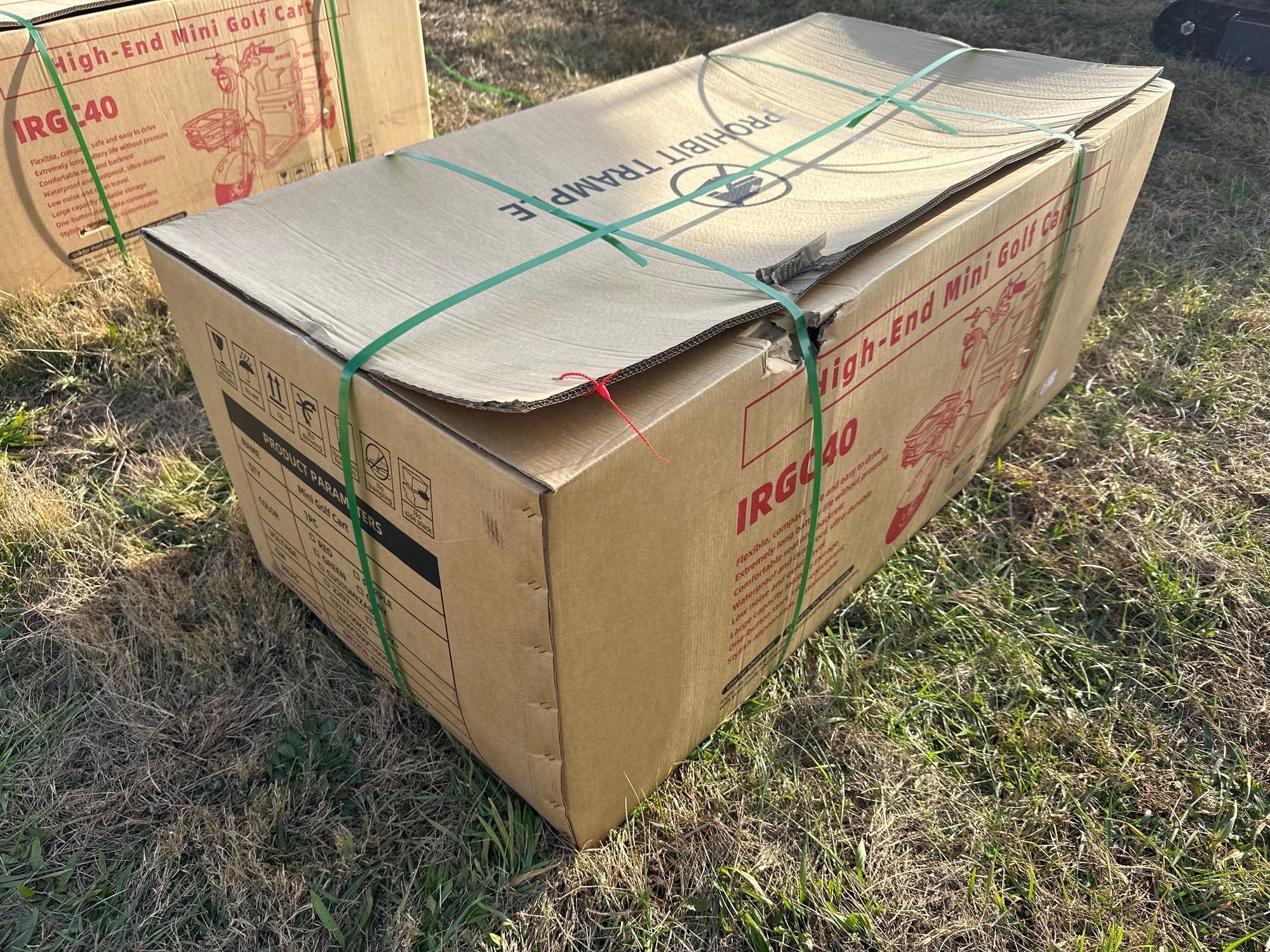 New/Unused IRGC40 Mini Golf Cart (A57453)