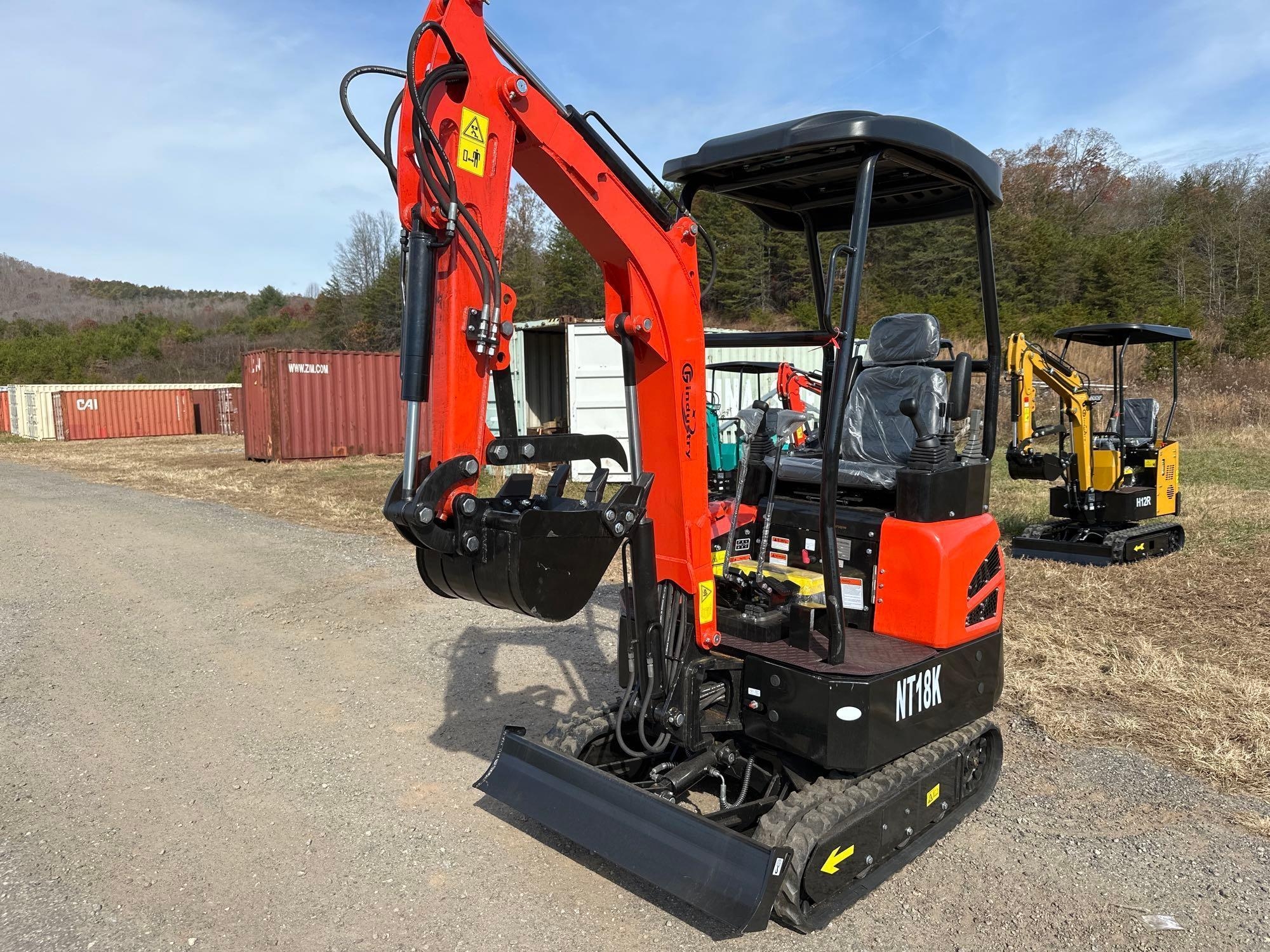 New/Unused CFG Industrial NT18K Mini Excavator (A57453)