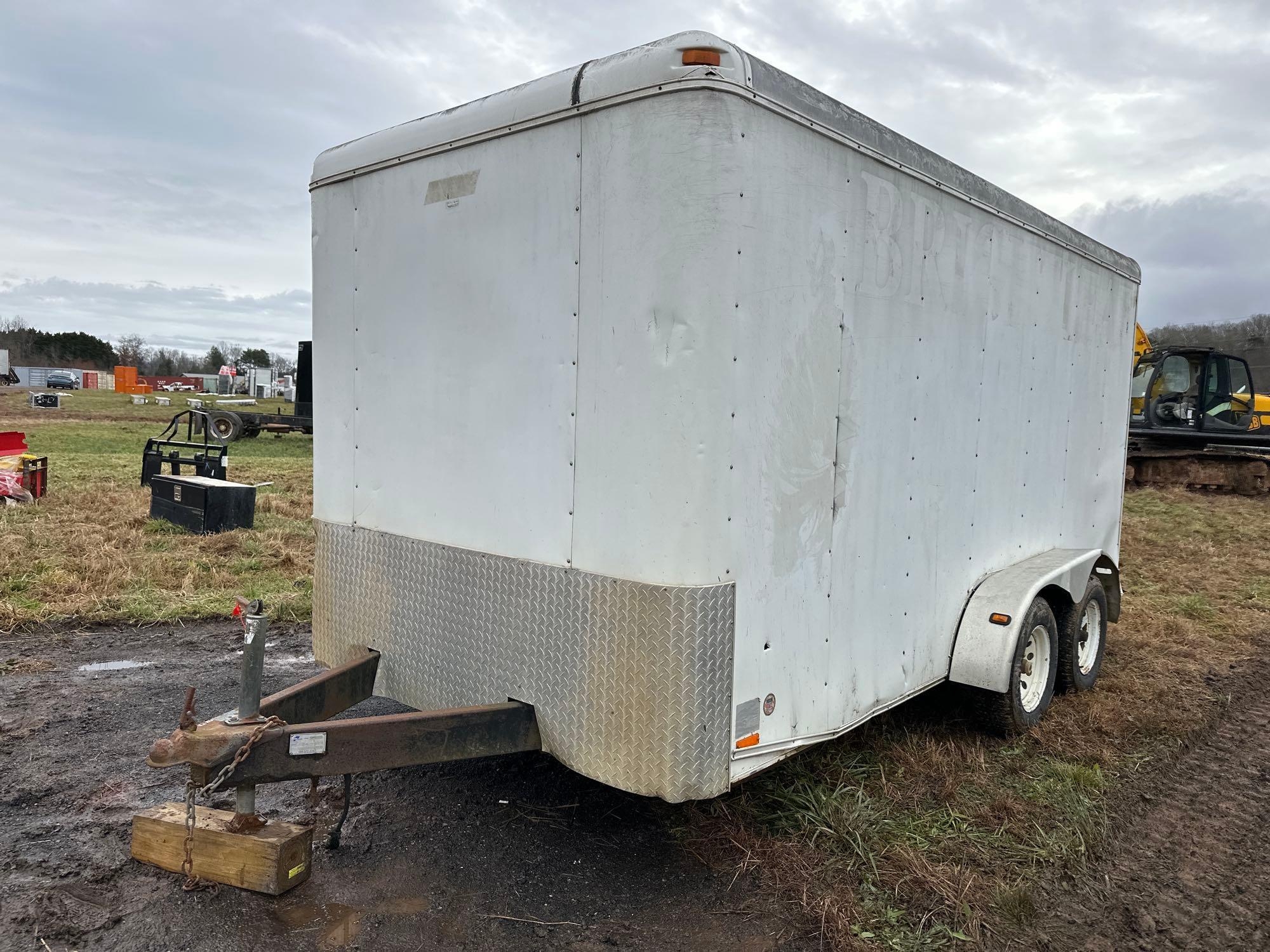 2016 14ft Pace Enclosed Utility Trailer (A57453)