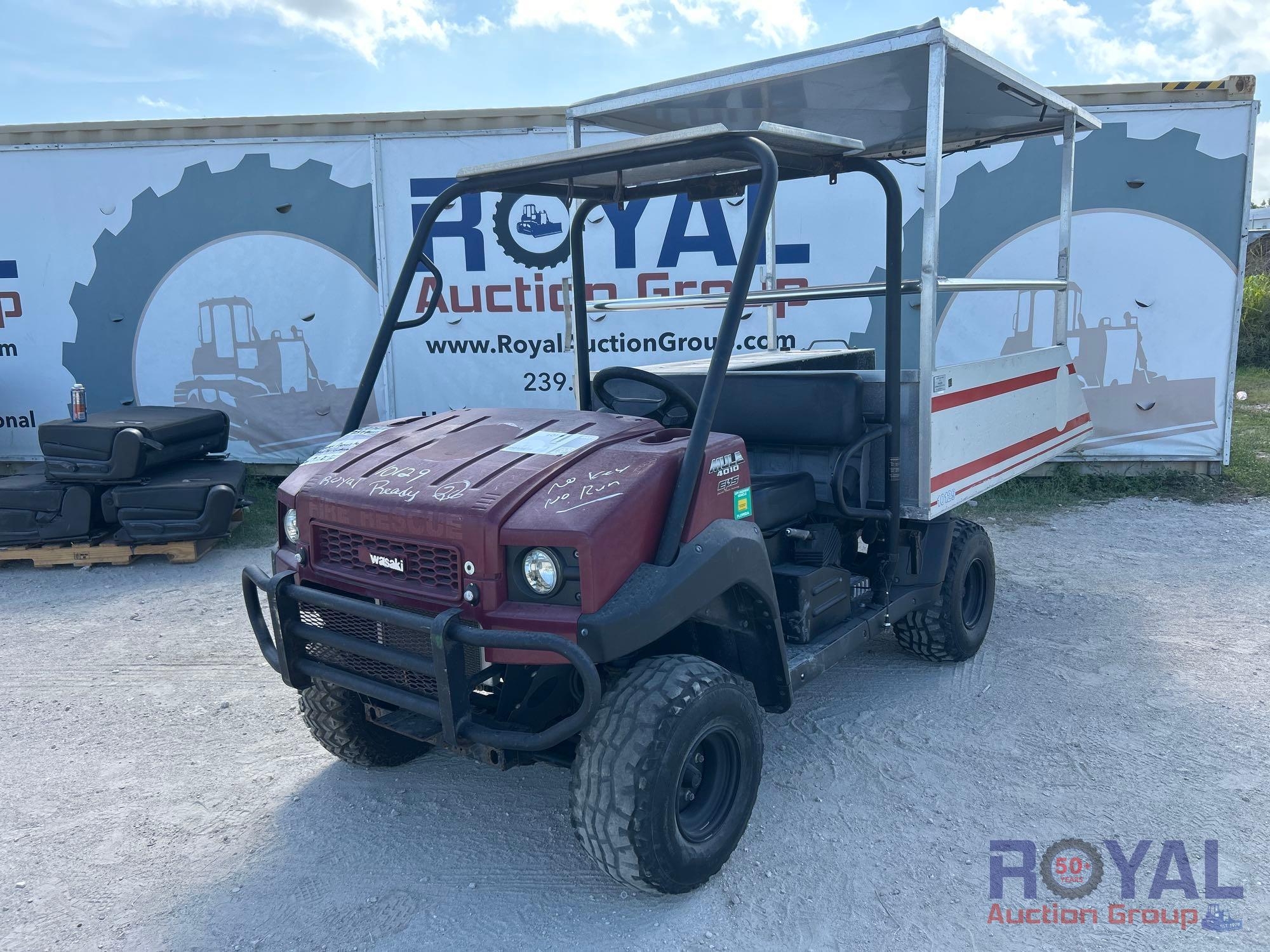 2017 Kawasaki Mule 4010 4x4 Rescue Utility Cart (A50322)