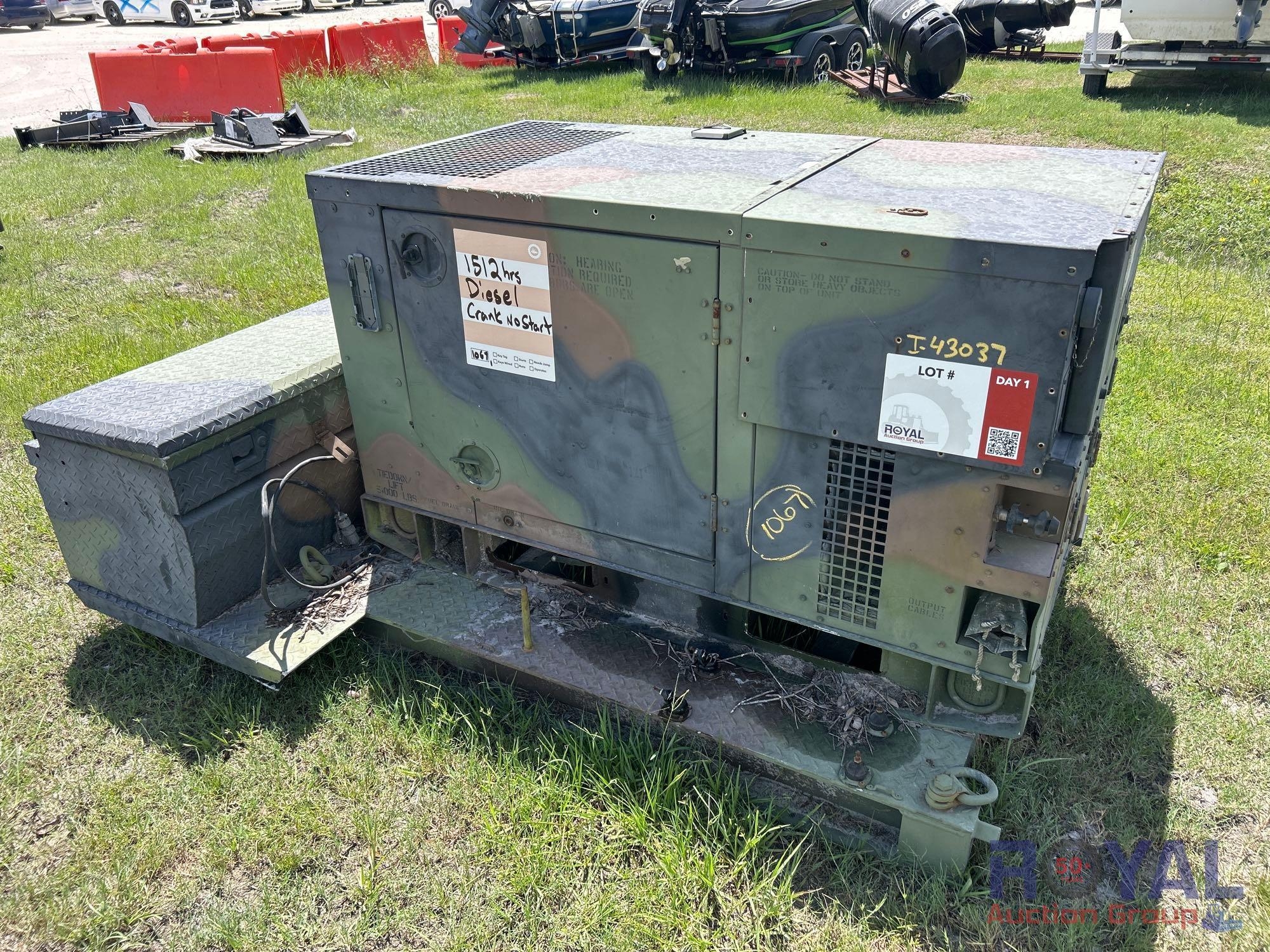 Diesel generator crank no start (A51691)