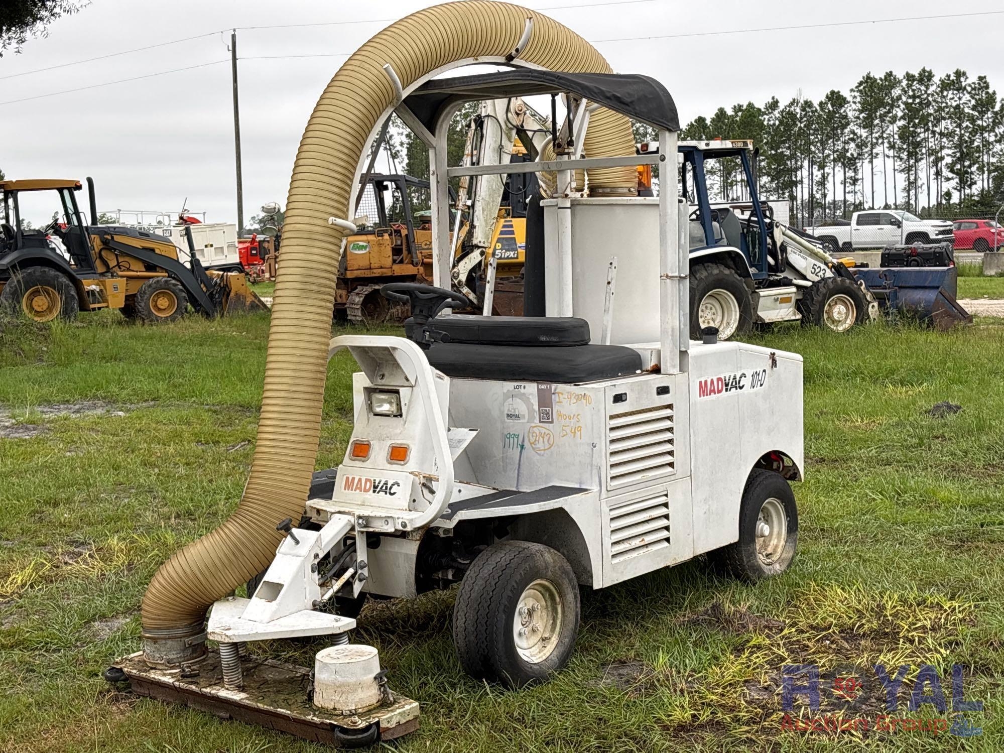 1999 MadVac 101-D Riding Compact Debris Vacuum (A51691)