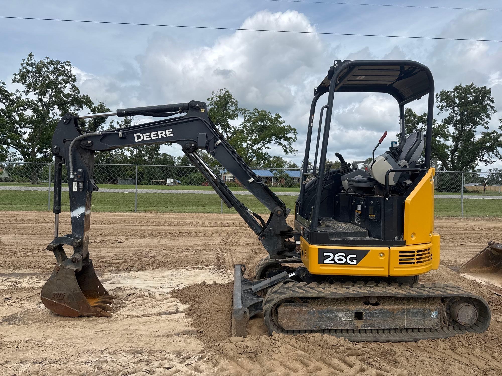 2022 JOHN DEERE 26G EXCAVATOR (A51242)