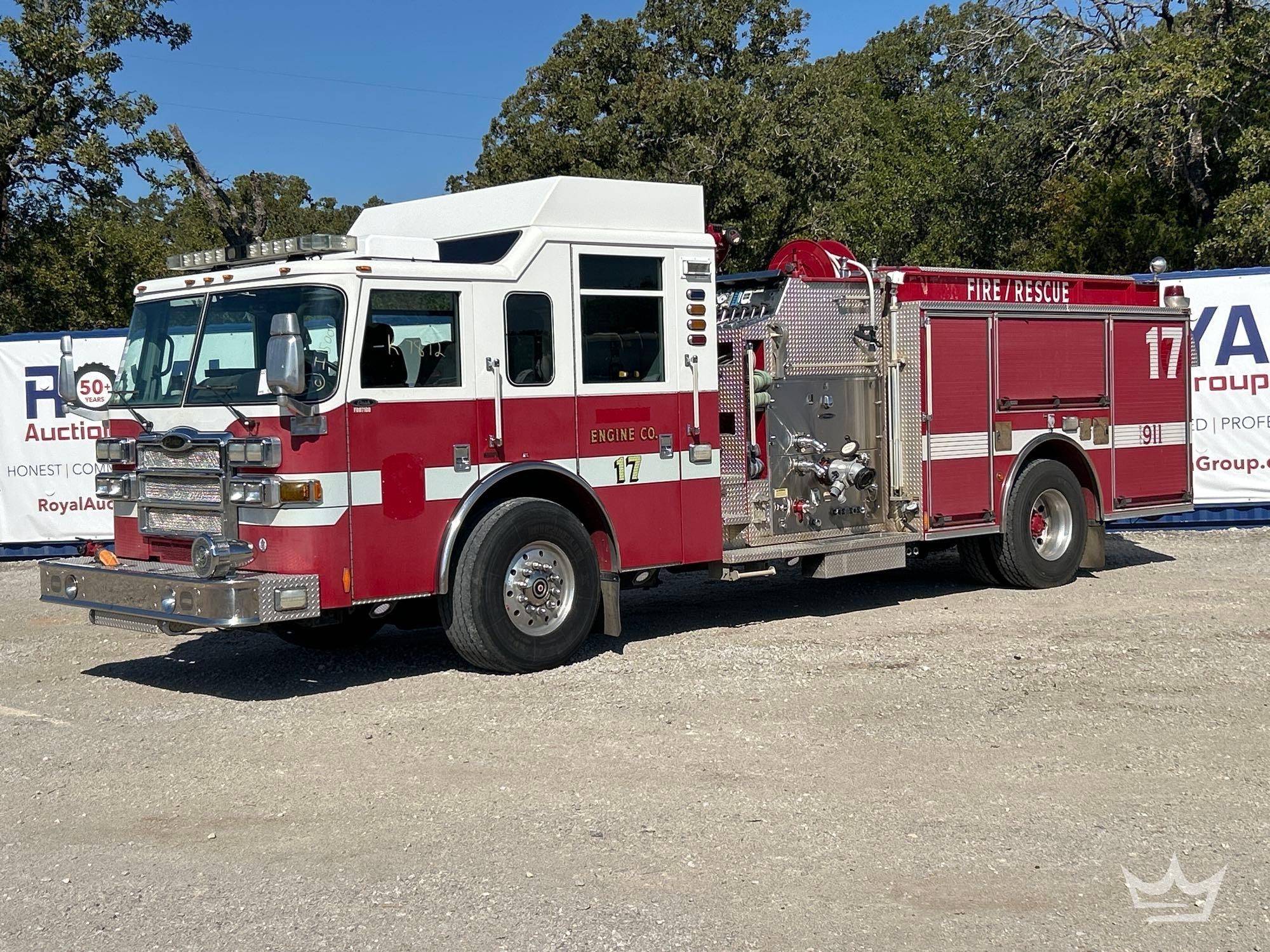 2007 Pierce Dash Pumper Fire Truck (A55973)