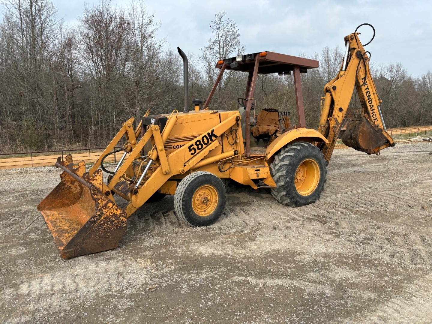 1990 CASE 580K LOADER BACKHOE (A64047)