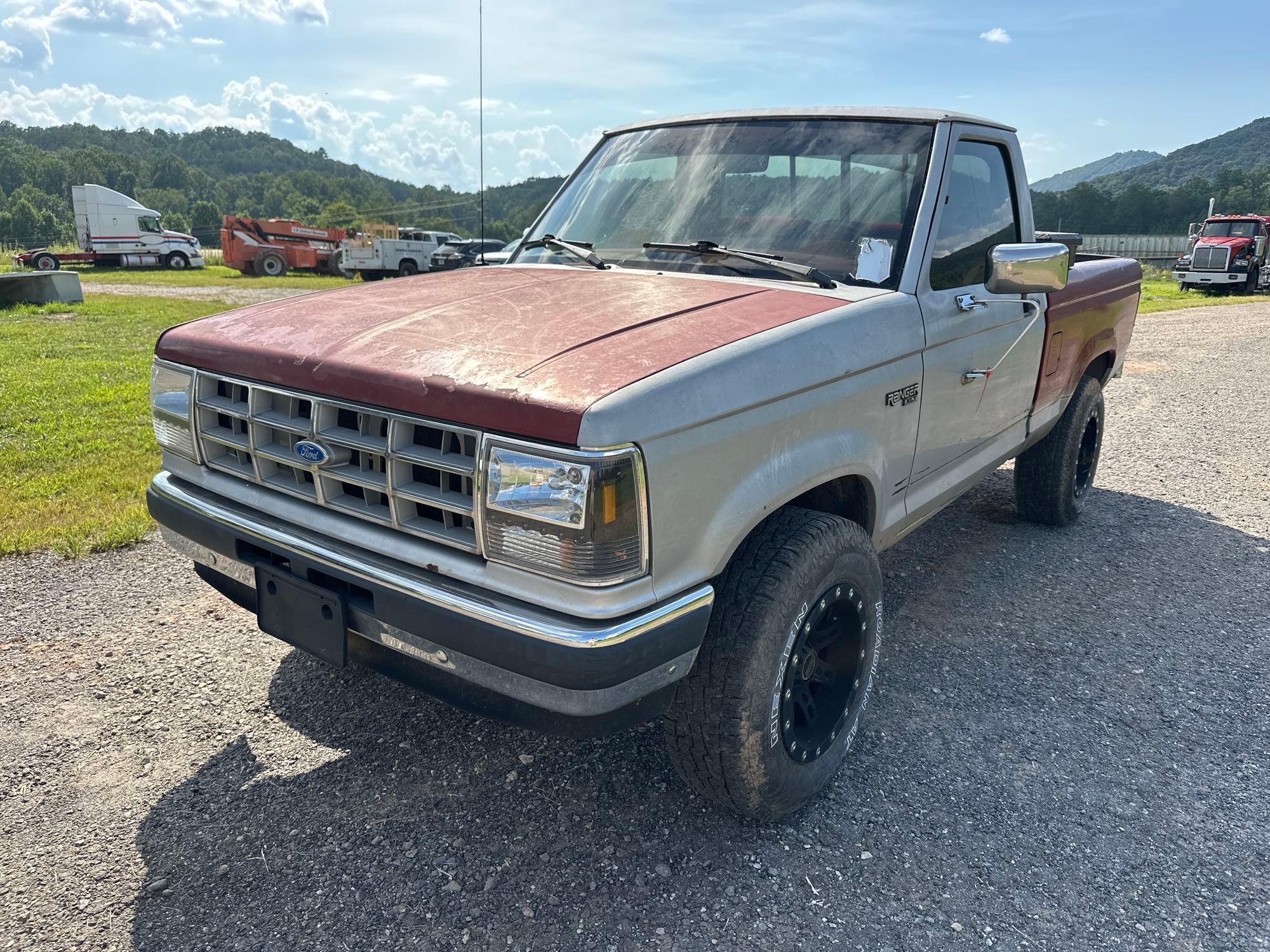 1990 Ford Ranger Pickup Truck, VIN # 1FTCR11TXLUC19238 (A51572)