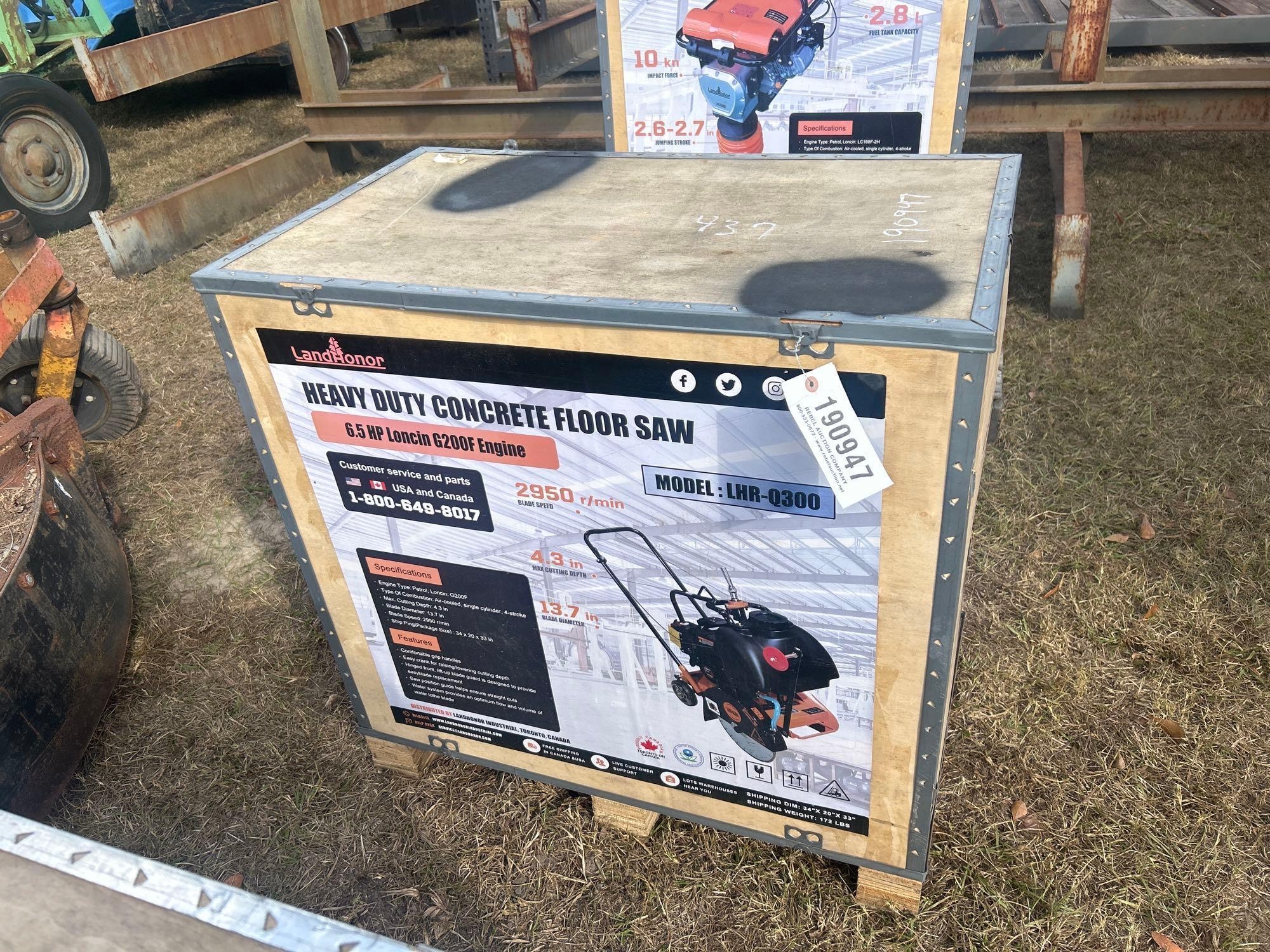 LANDHONOR LHR0300 HD CONCRETE FLOOR SAW (A52708)