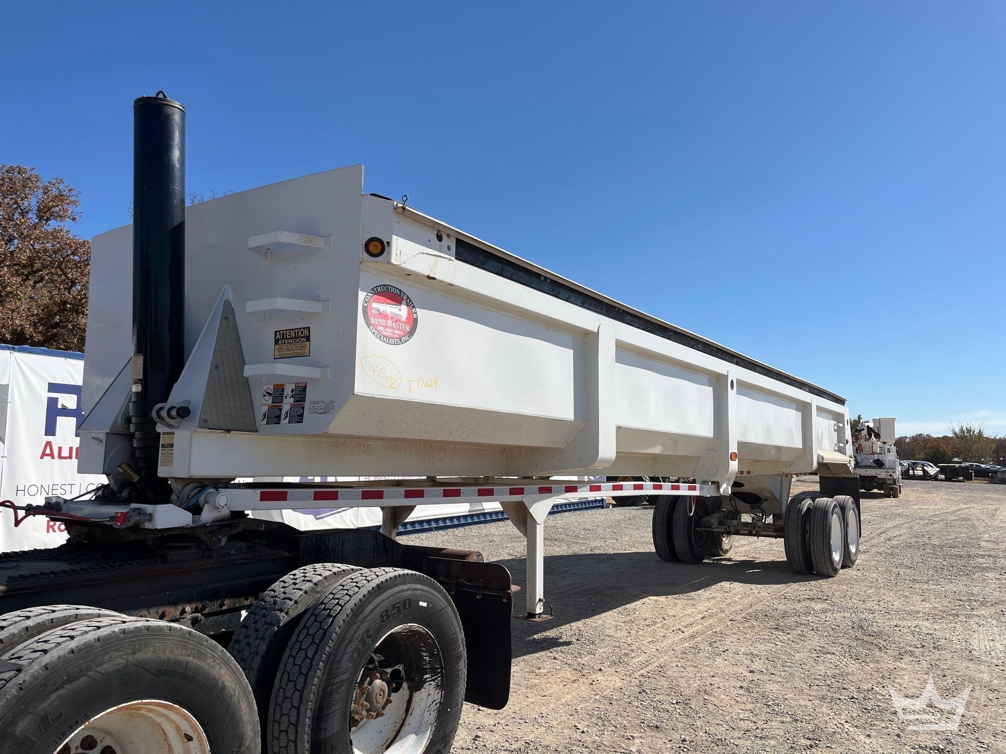 2021 CTS HRD 37LW 34 Ton T/A End Dump Trailer (A55973)