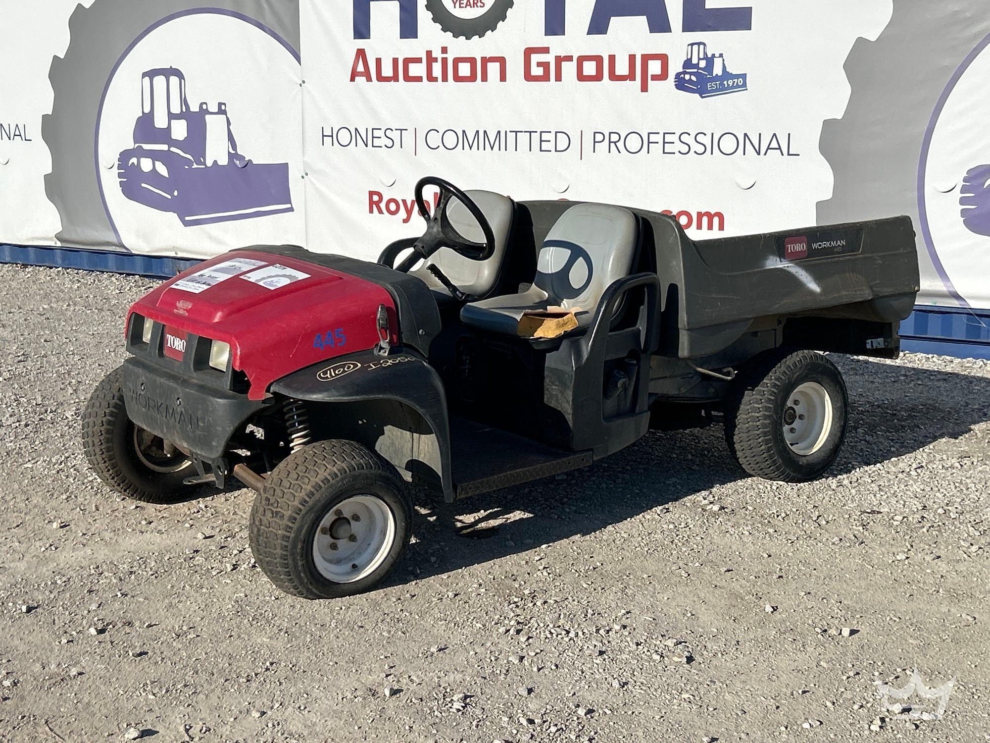 2010 Toro Workman MD Utility Cart (A55973)