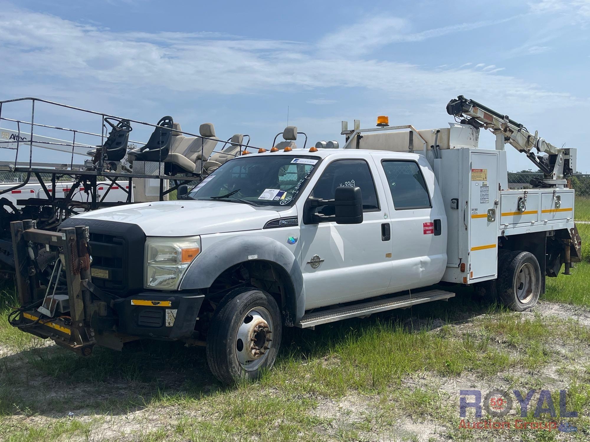 2011 Ford F-550 Iowa 1015 3,200LB Crane Mechanics Truck (A51692)