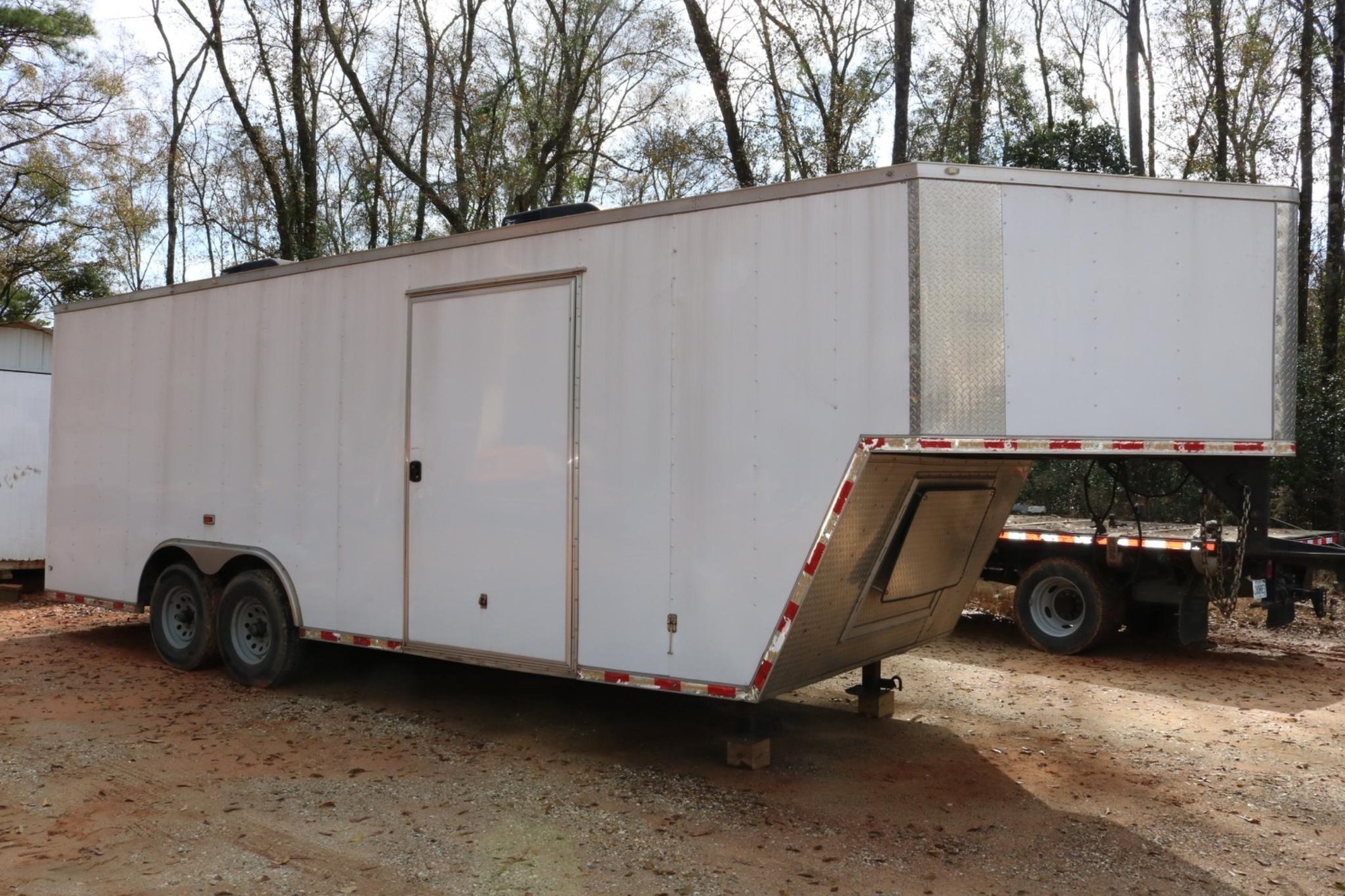 2018 Rock Solid 8x28 Cargo Trailer  Generator & A/C, Work-Ready (A48561)