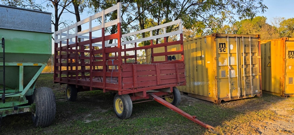 Wooden Rack Hay Wagon (A50775)