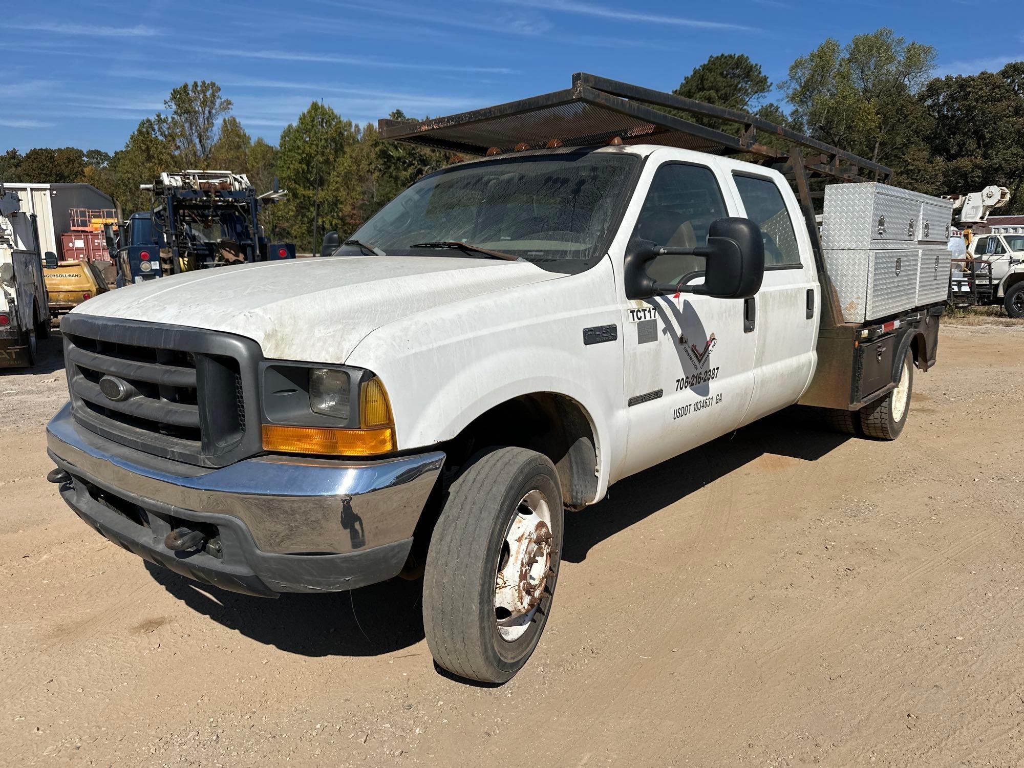 2000 Ford F-450 Pickup Truck, VIN # 1FDXW46F5YEA89140 (A54865)