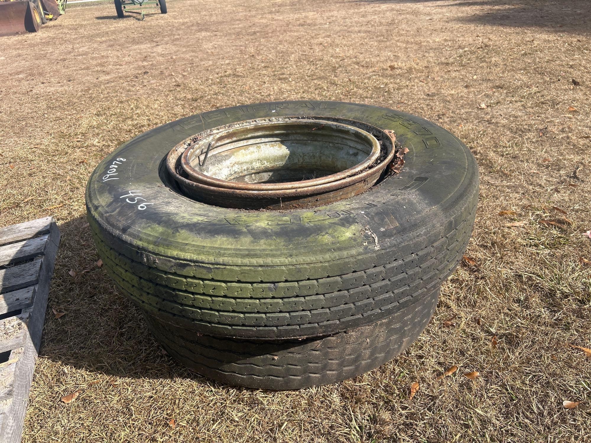LOT OF TRUCK TIRES (A52708)