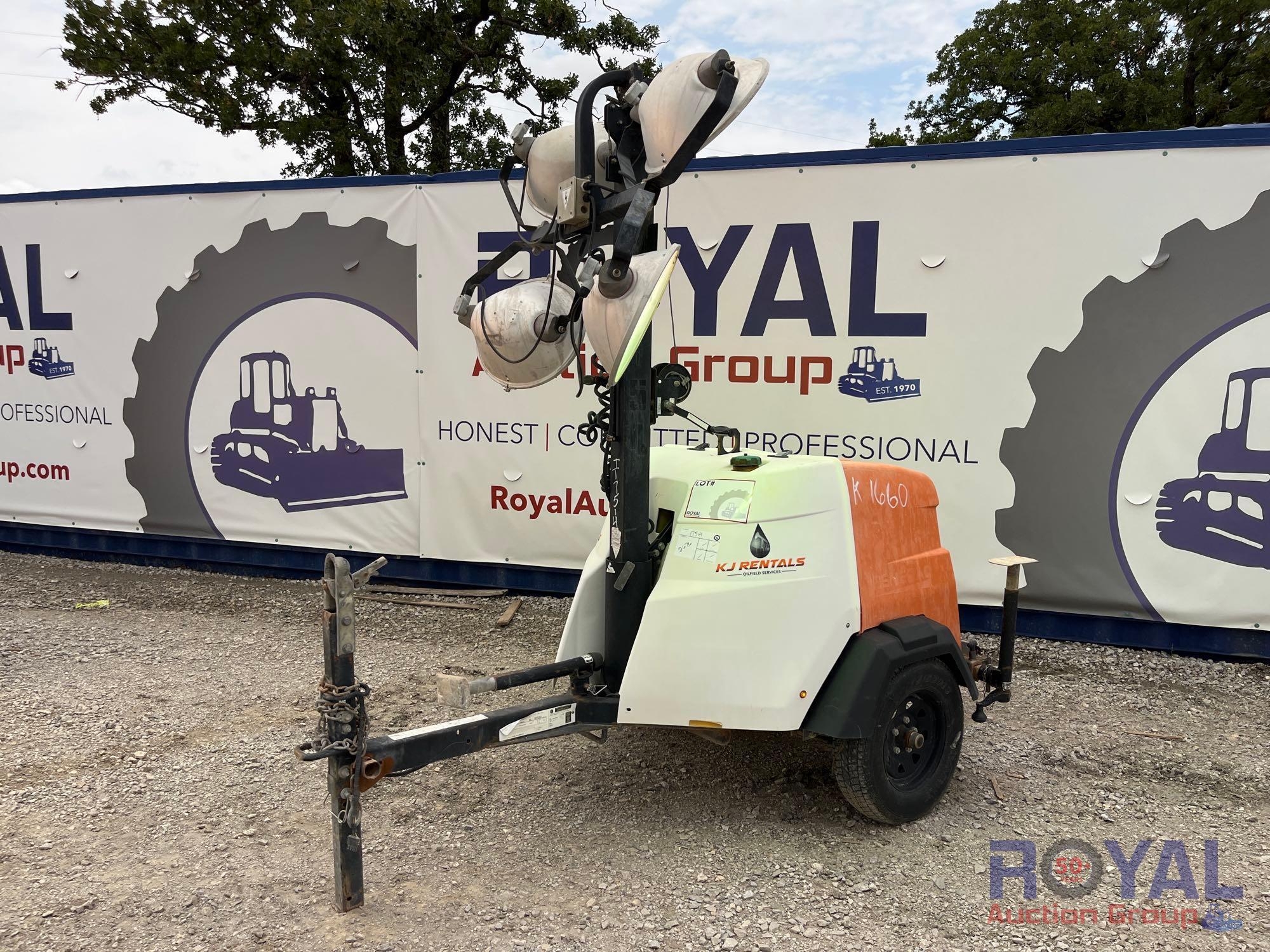 2018 Generac MLT6SM-STD3 6kW Towable Light Tower (A45336)