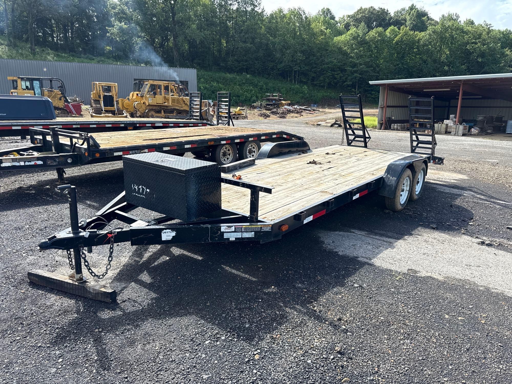 20ft Bumper Pull Equipment Trailer (A51572)