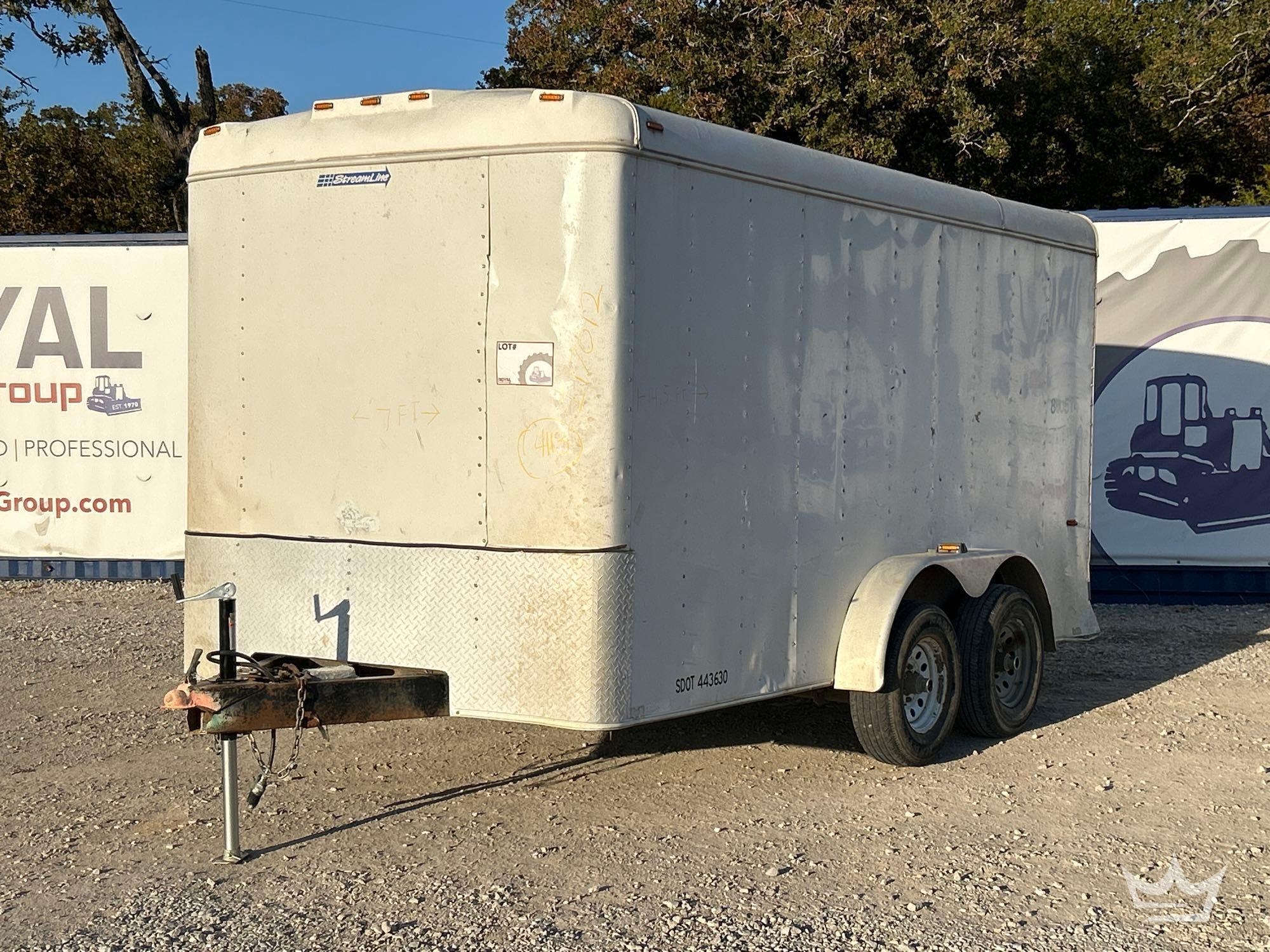2005 Interstate StreamLine 14ft T/A Enclosed Cargo Trailer (A55973)