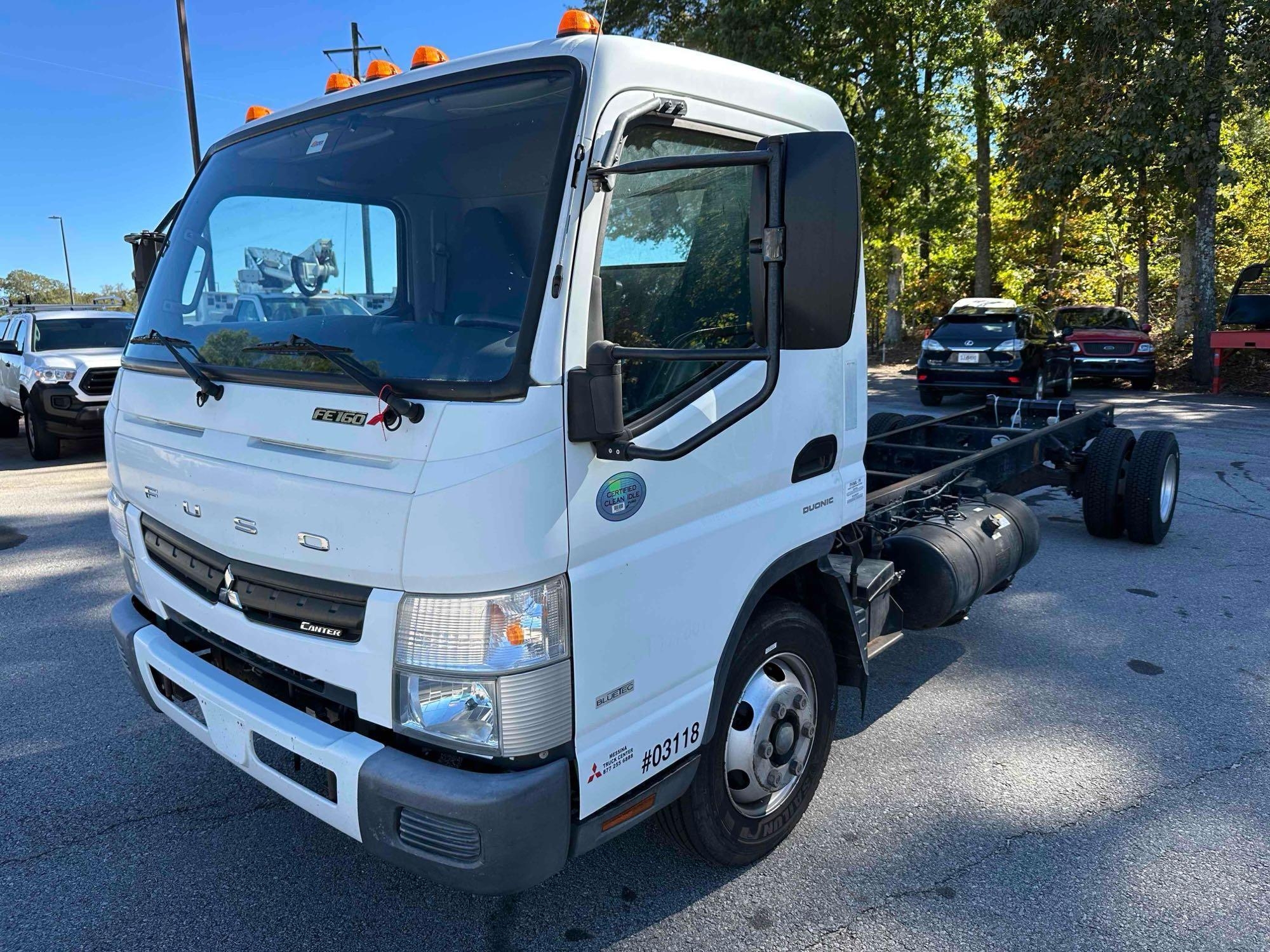 2017 Mitsubishi Fuso FEC72S Cab and Chassis Truck, VIN # JL6BNK1A8HK003118 (A54865)