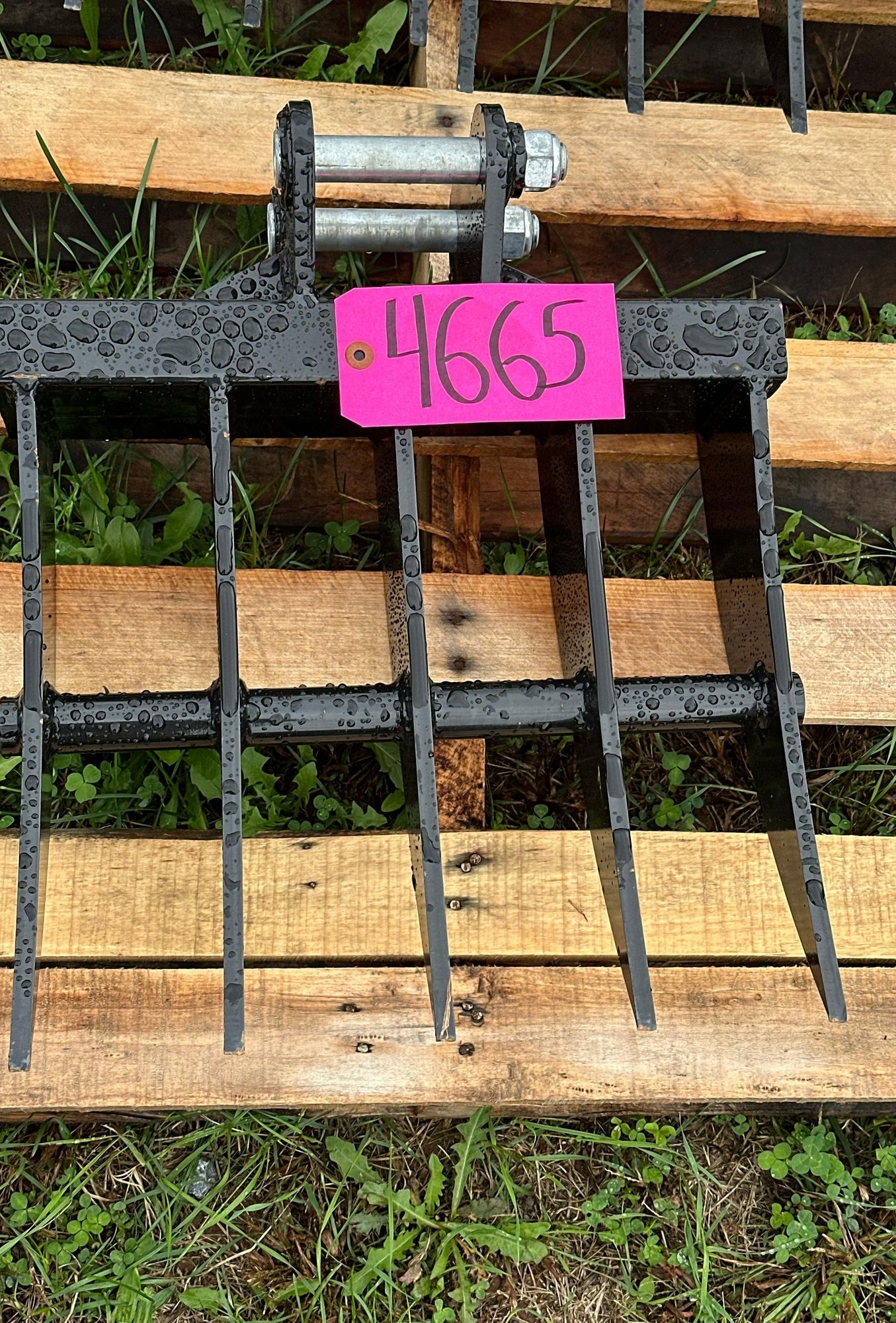 UNUSED Mini Excavator Rake Attachment (A47477)
