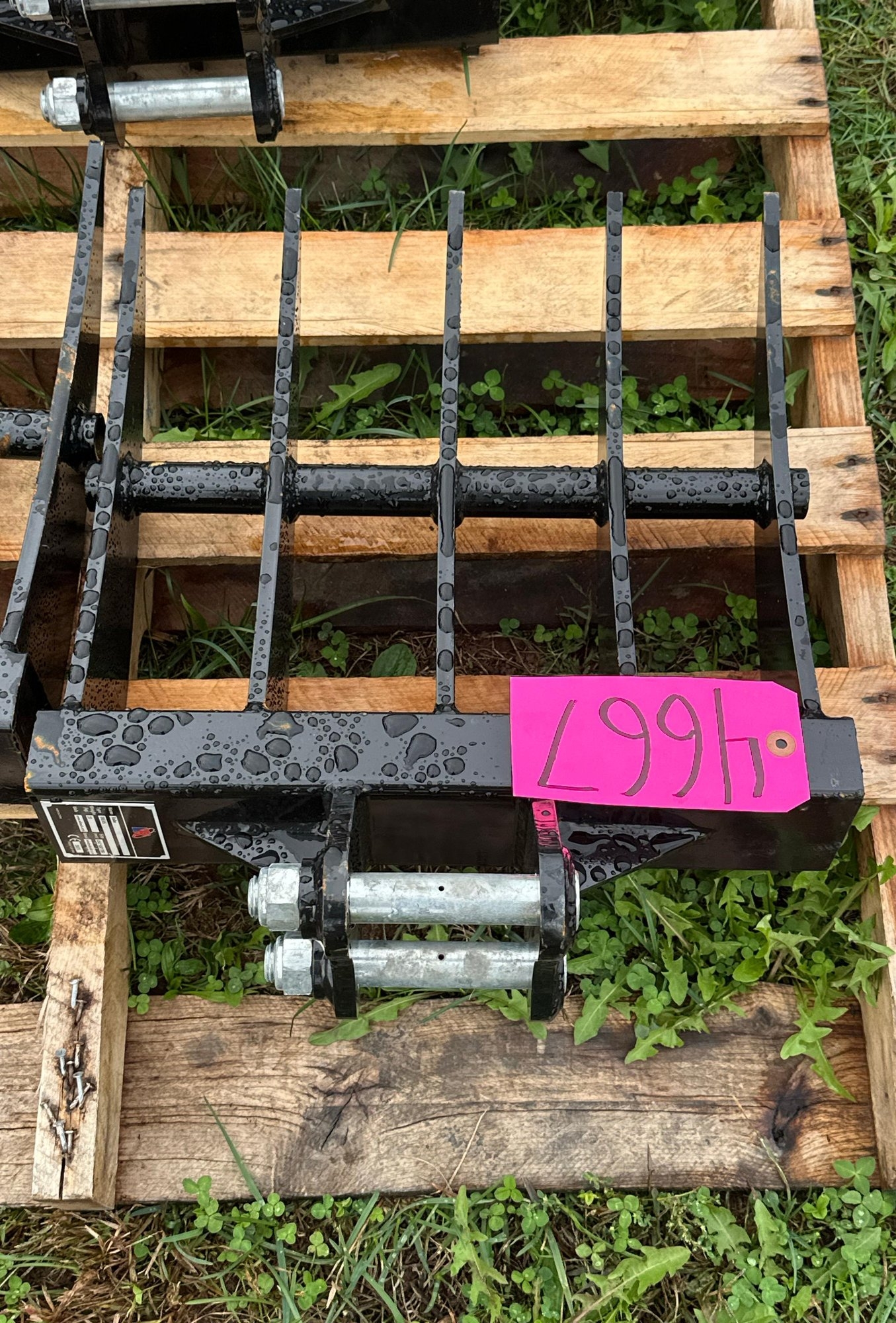UNUSED Mini Excavator Rake Attachment (A47477)