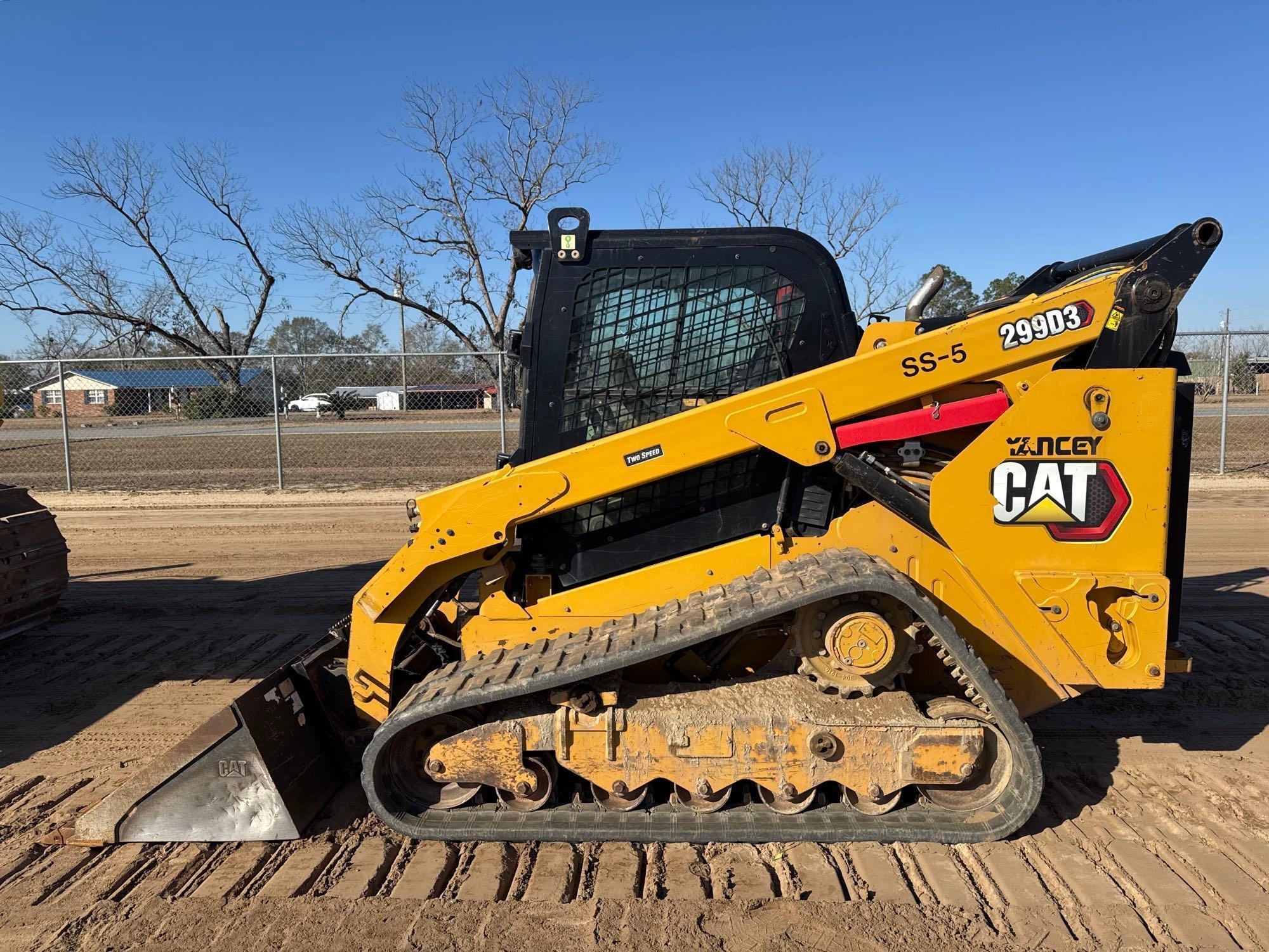 2020 CATERPILLAR 299D3 SKID STEER (A60429)