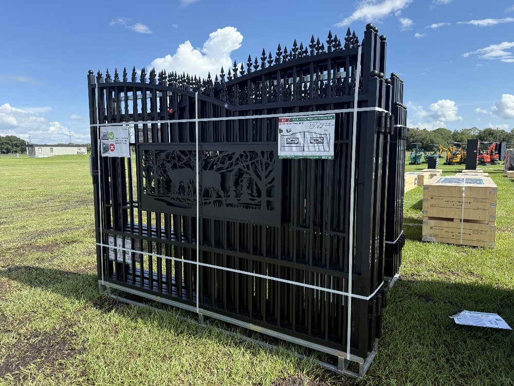 KJ 7'x20' Metal Gate (Deer) (A50121)