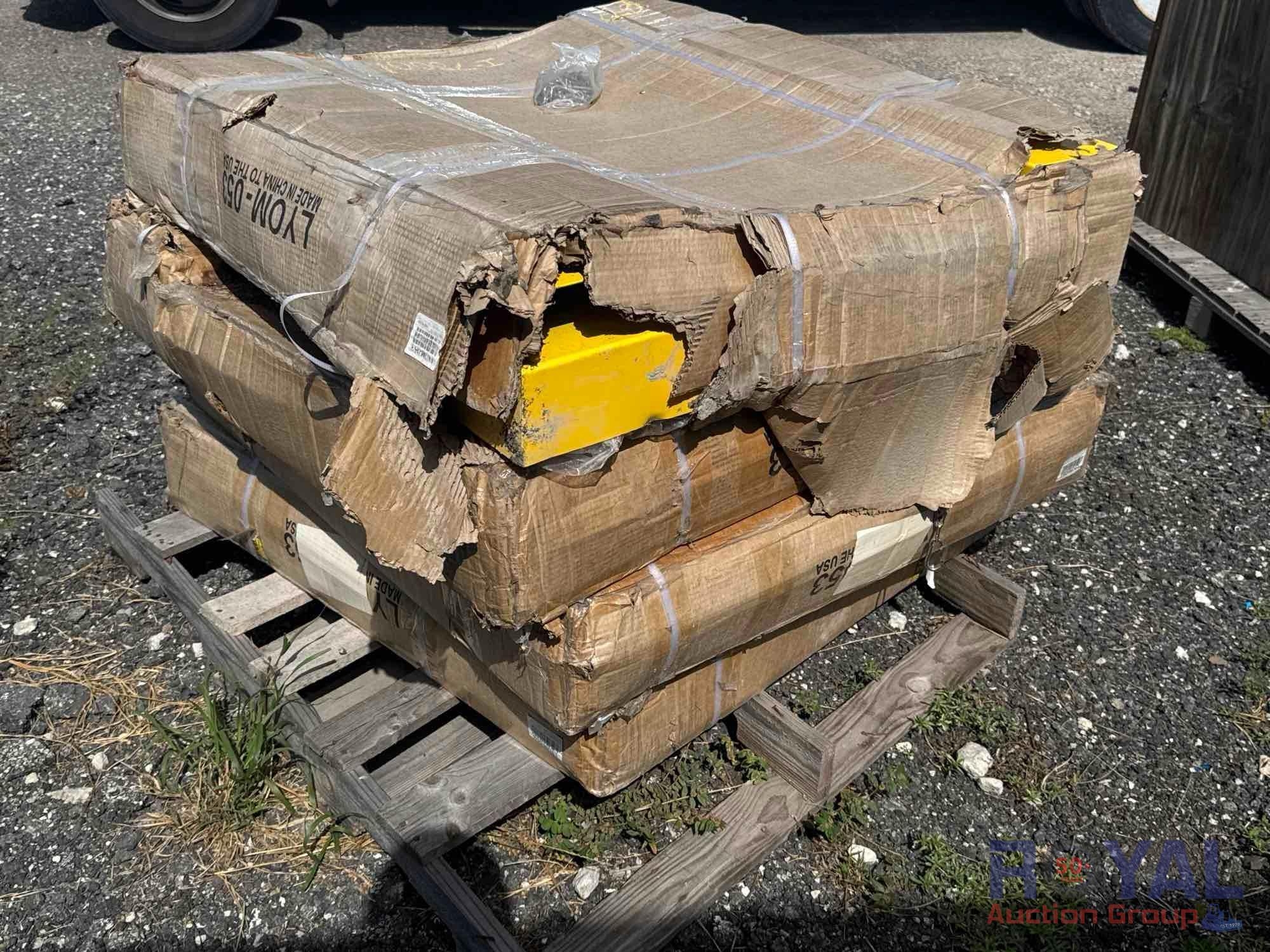 Lyom-053 Unassembled Safety Basket Forklift Attachment (A46683)