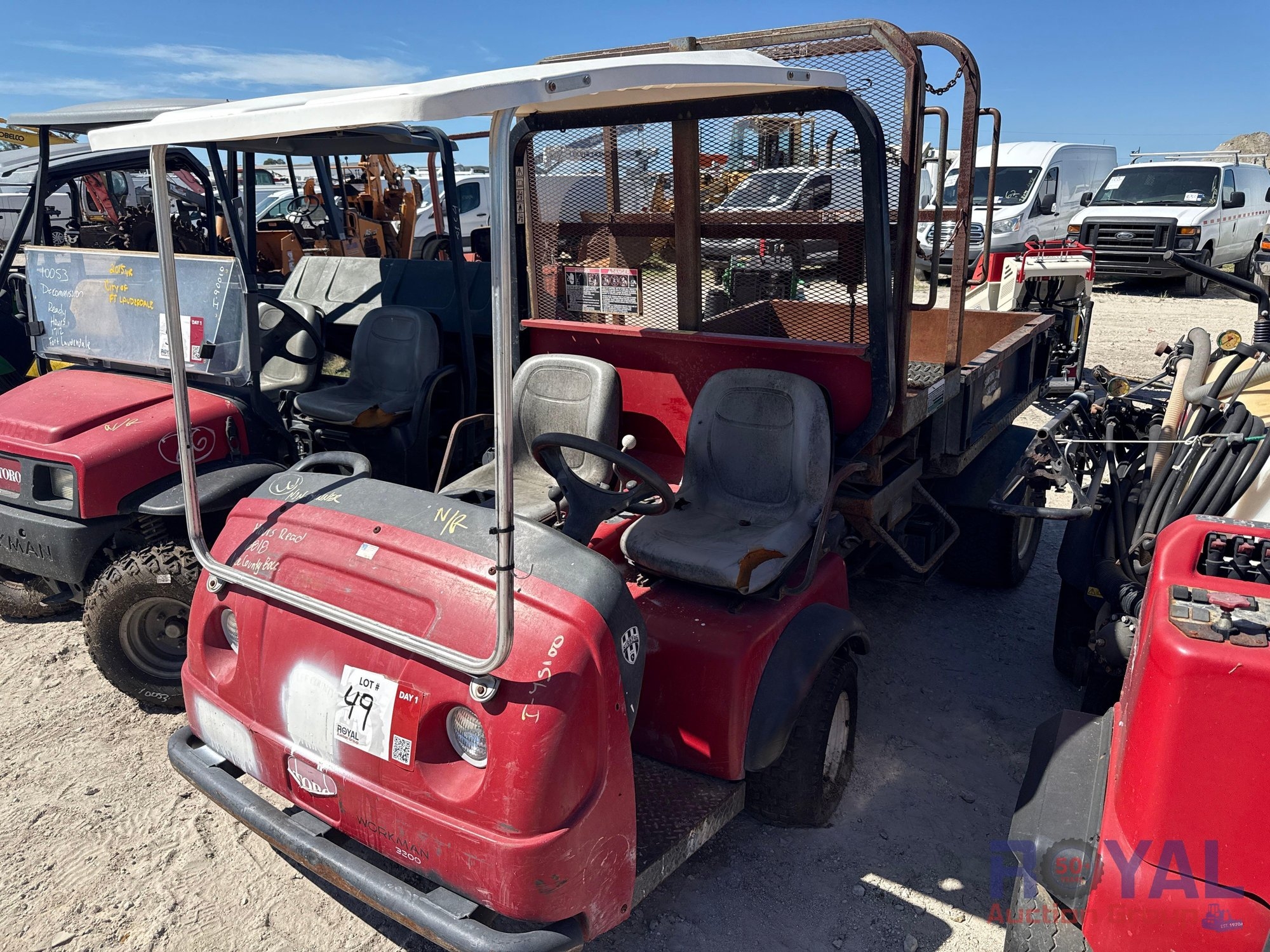 Toro Workman 3200 Scissor Lift Cart (A55787)