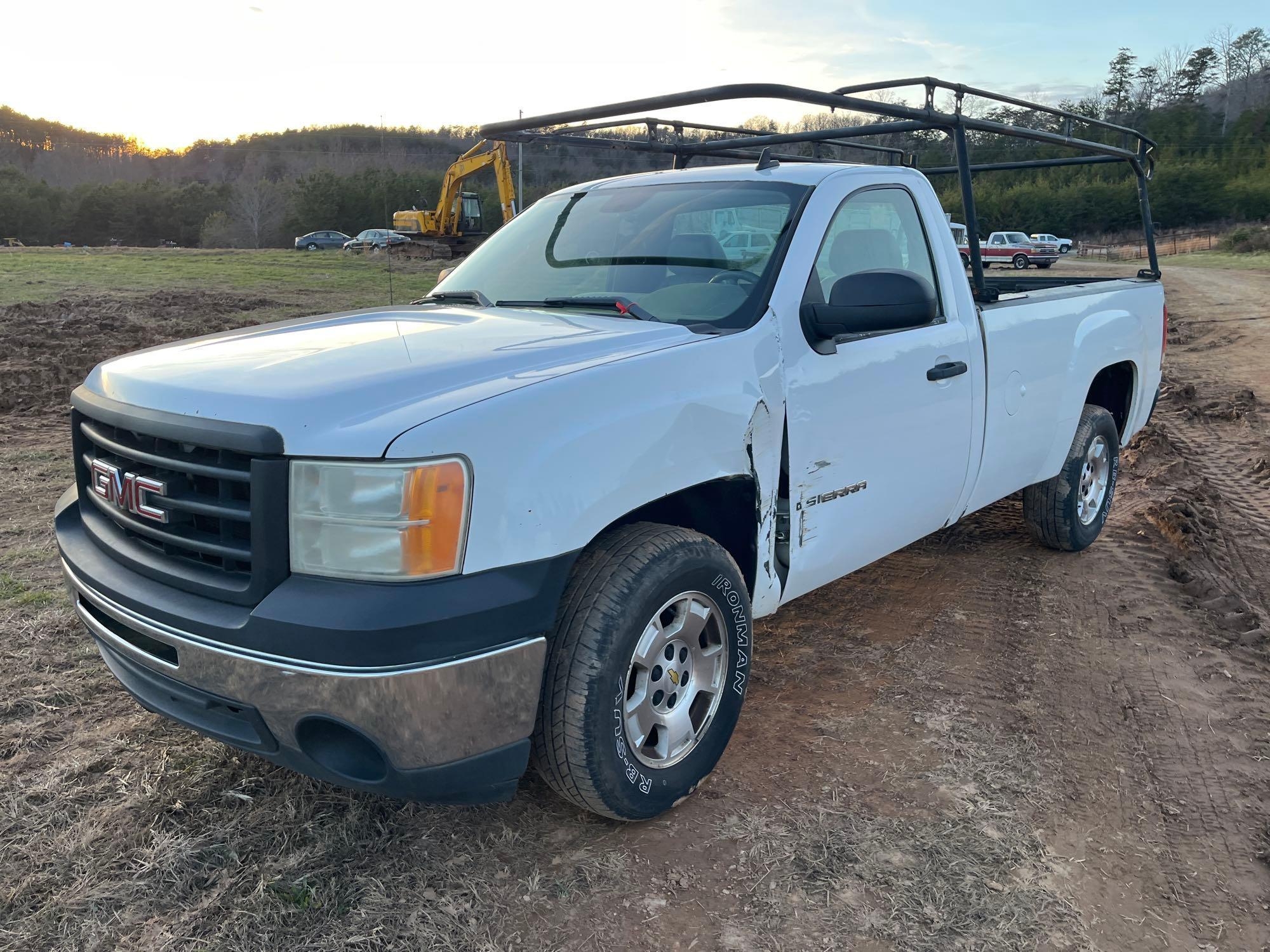 2009 GMC Sierra Pickup Truck, VIN # 1GTEC14X29Z187521 (A57453)