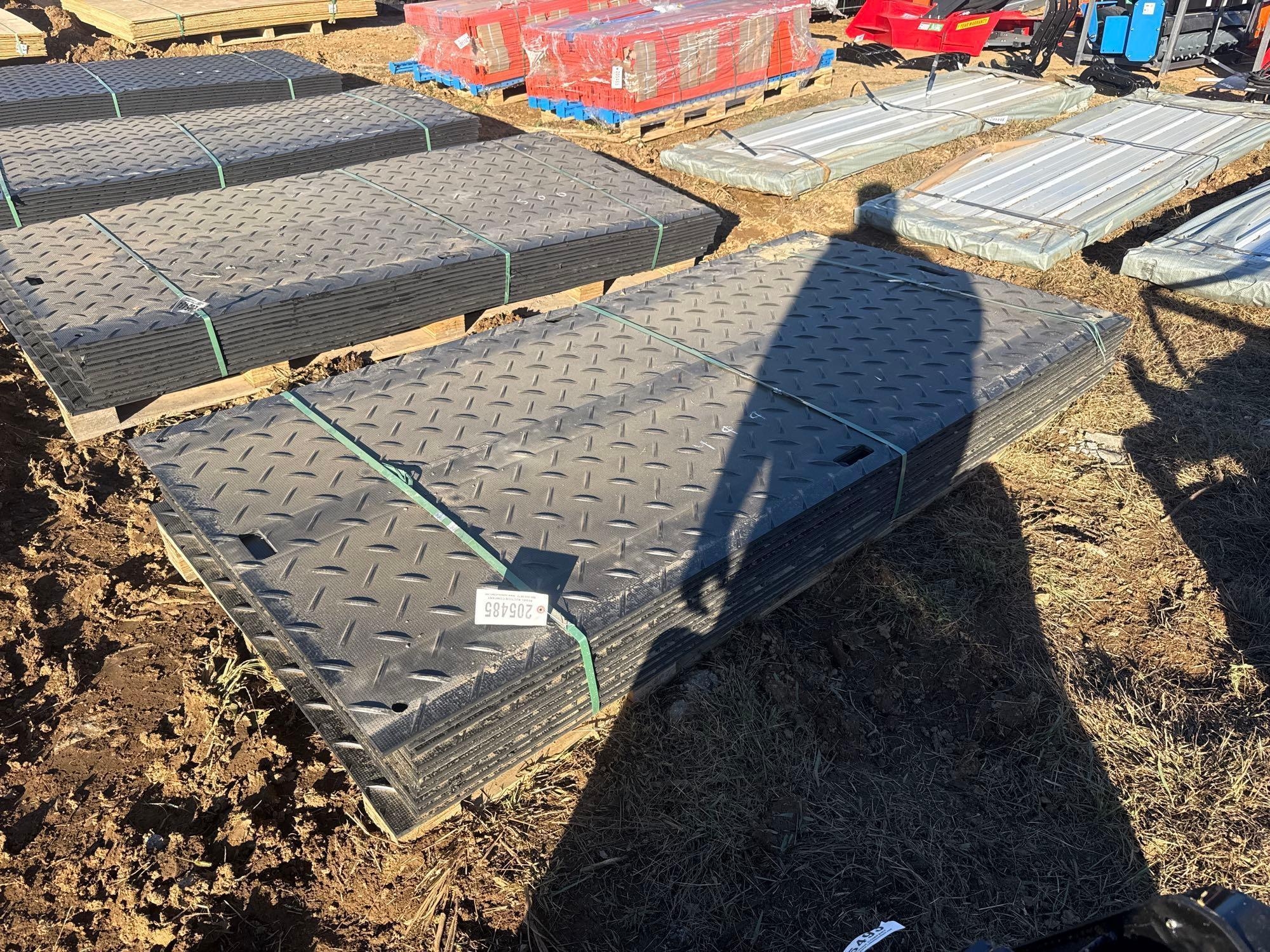 (APPROX. 12) UNUSED FUTURE 4' X 8' PLASTIC MATS (A52706)