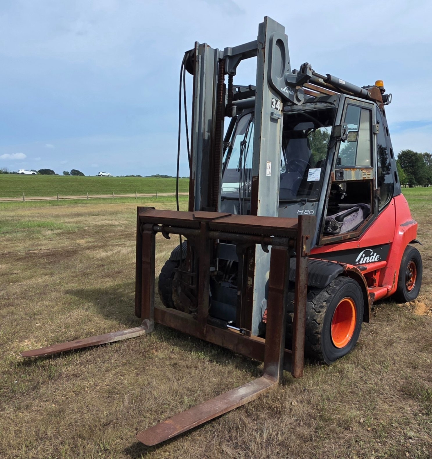 LINDE H80D FORKLIFT (A52472)