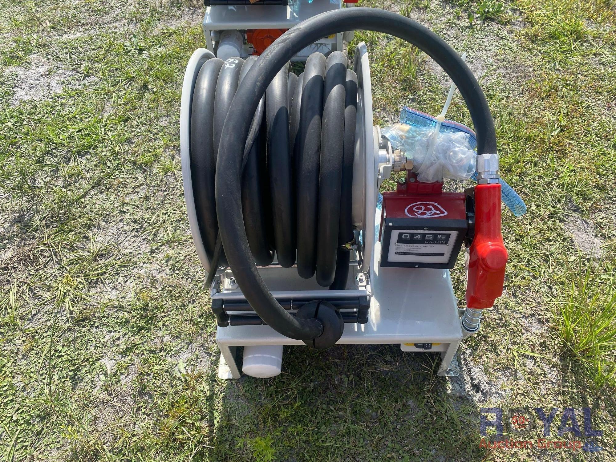 Electric Diesel Fuel Pump with Hose Reel (A55851)