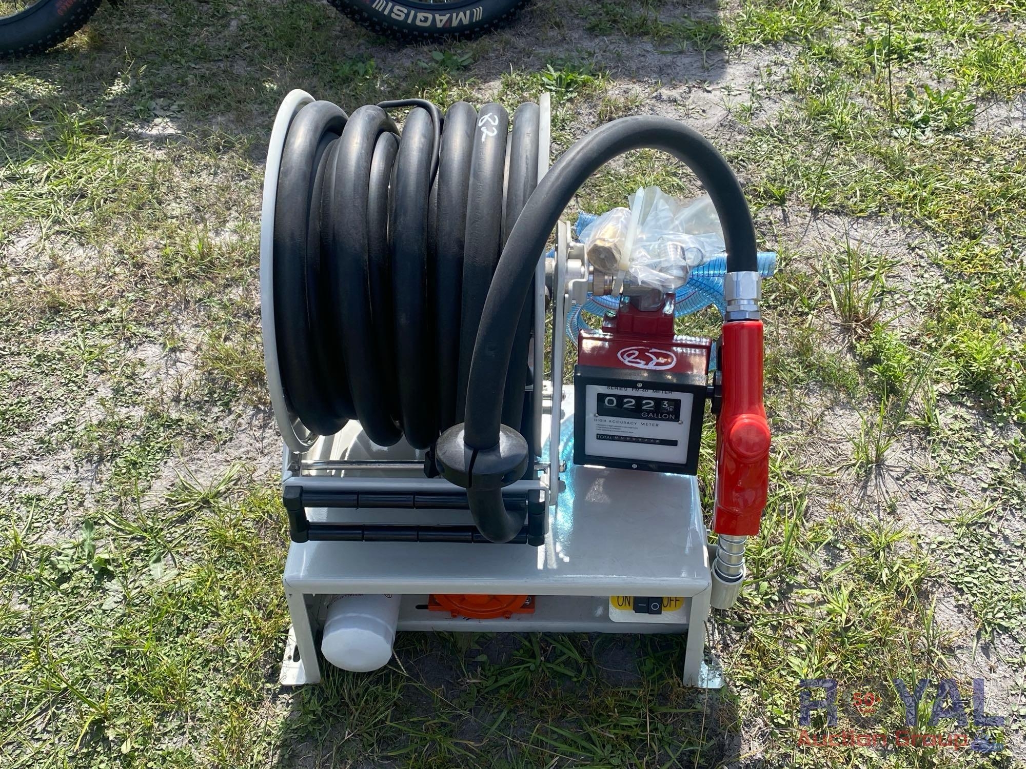 Electric Diesel Fuel Pump with Hose Reel (A55852)