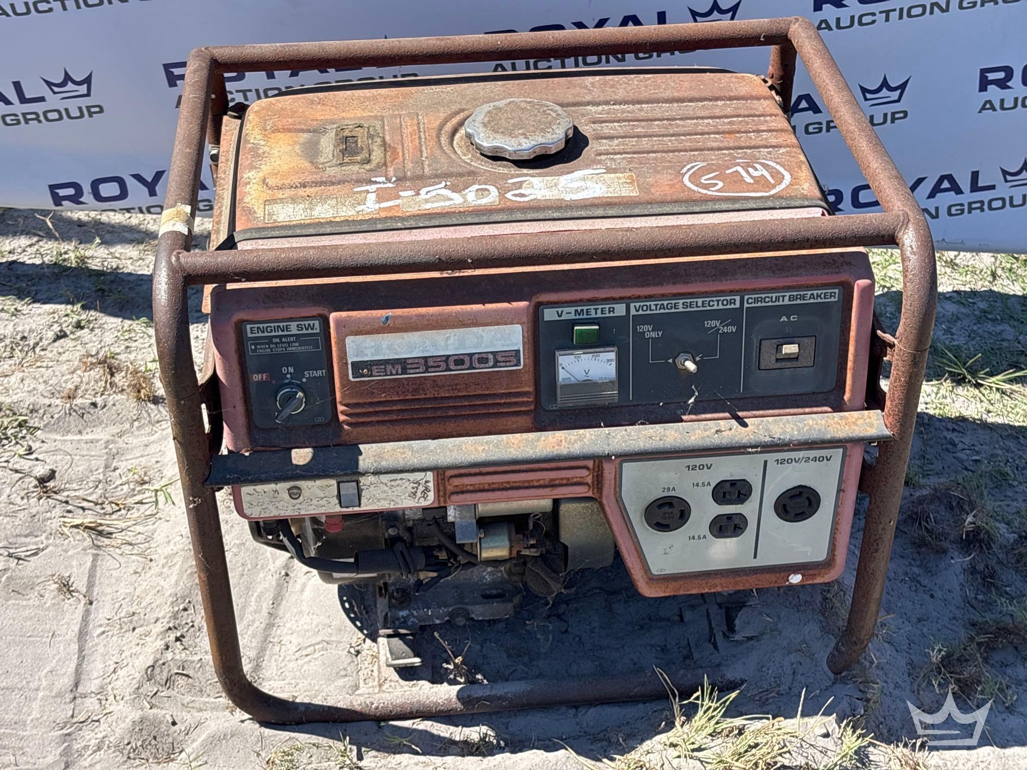 Honda EM3500S Portable Gasoline Generator (A59228)