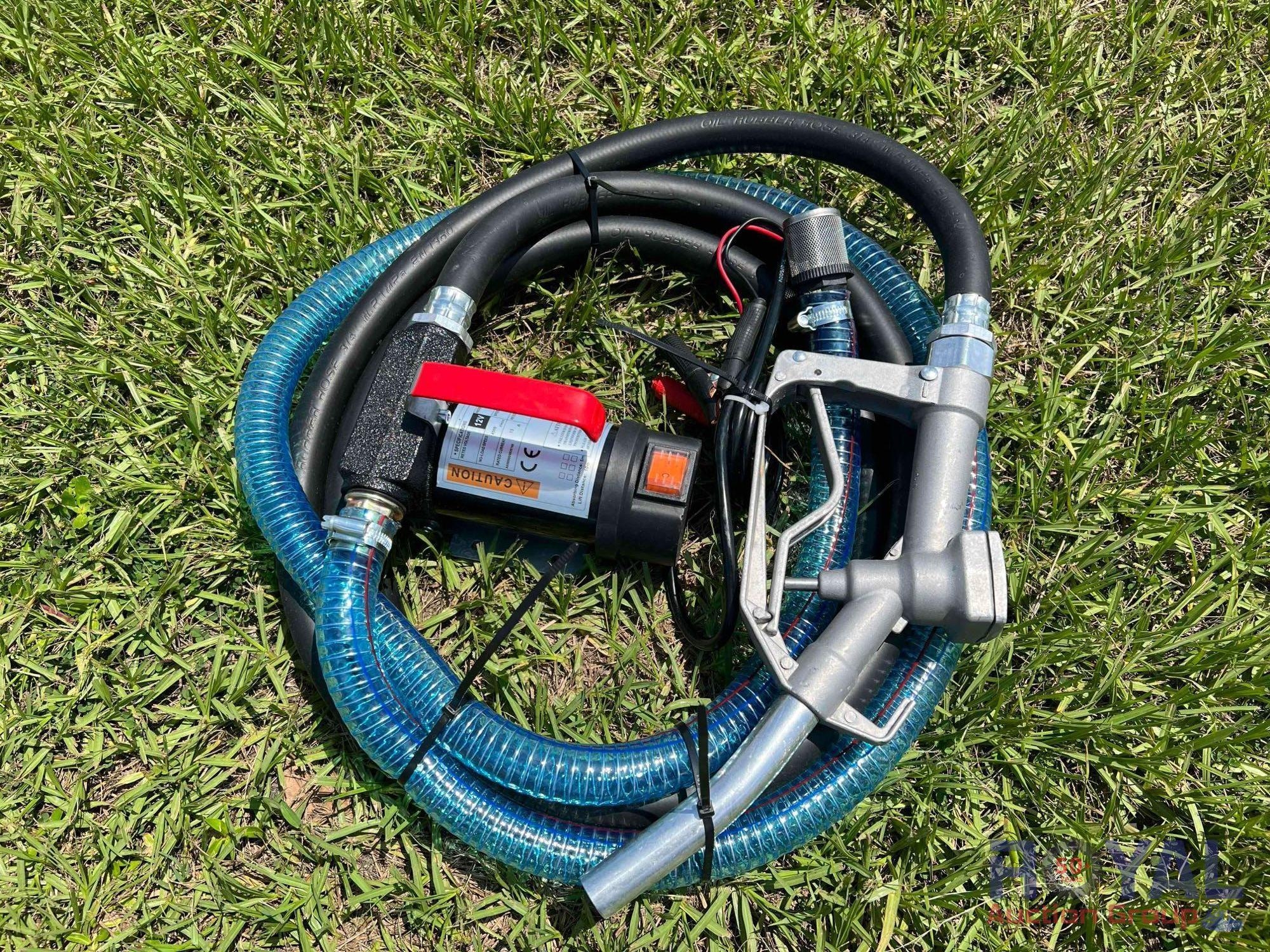 2025 12v Diesel Pump, Hose And Nozzle (A50323)