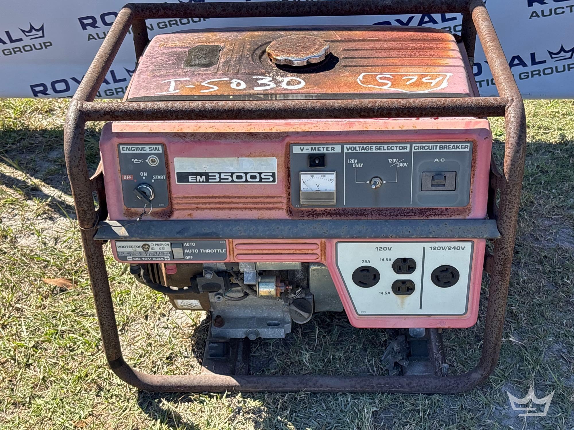 Honda EM3500S Portable Gasoline Generator (A59228)