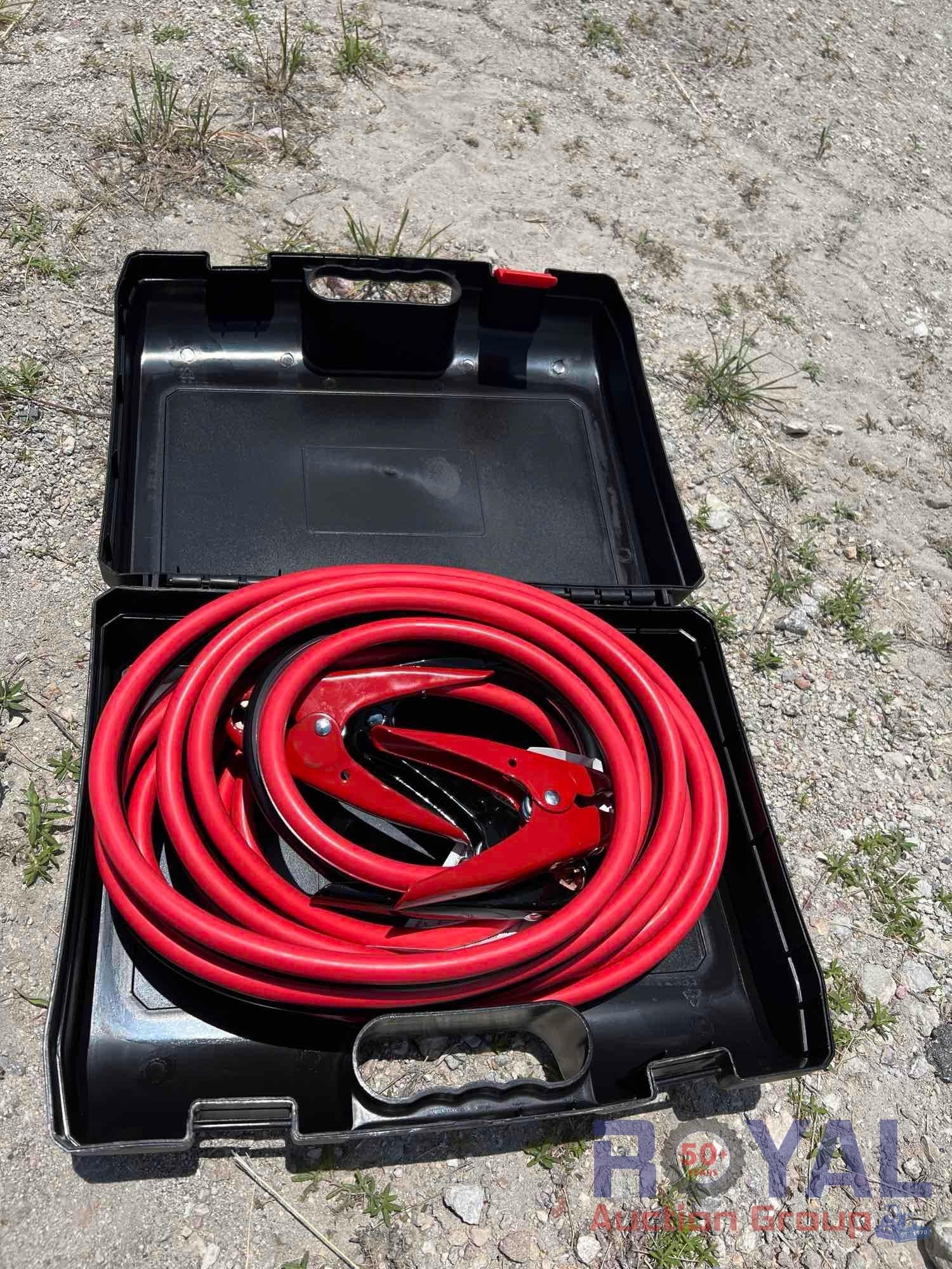 2025 25ft 1 Gauge 800 Amp Booster Cables (A50323)