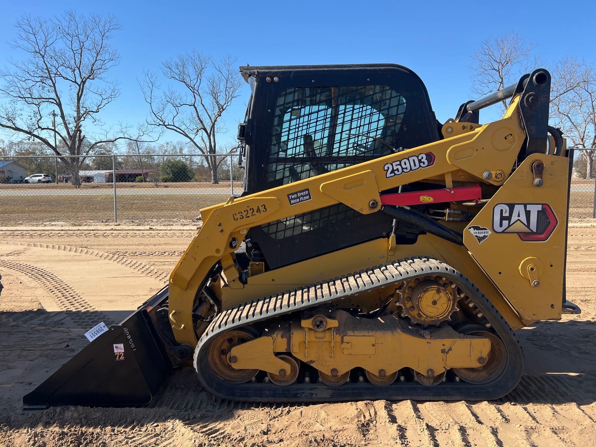 2019 CATERPILLAR 259D3 SKID STEER (A60429)