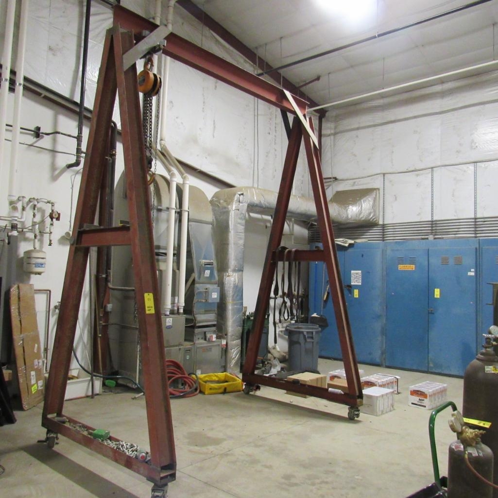 Rolling Steel Hoist w/Chainfall, 9' W x 12'H (A59076)